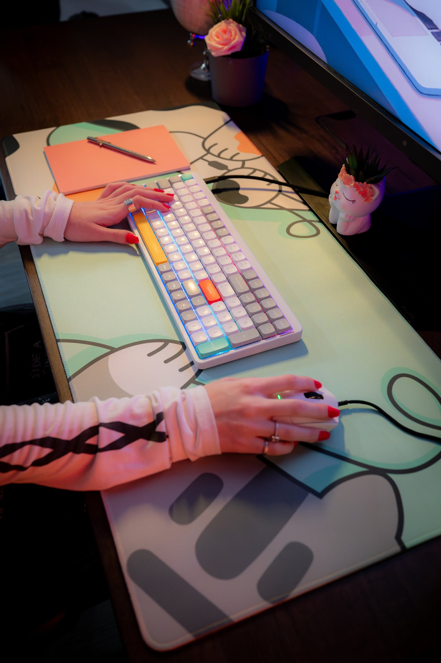 Sous-main Linus Cat Tips