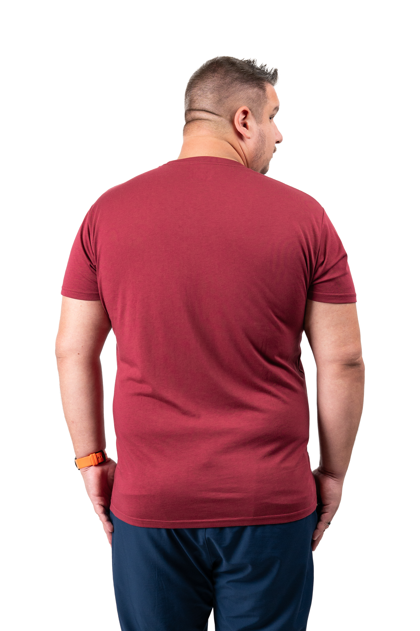 Model: David P, Size: XX-Large, Height: 6’4”/193cm