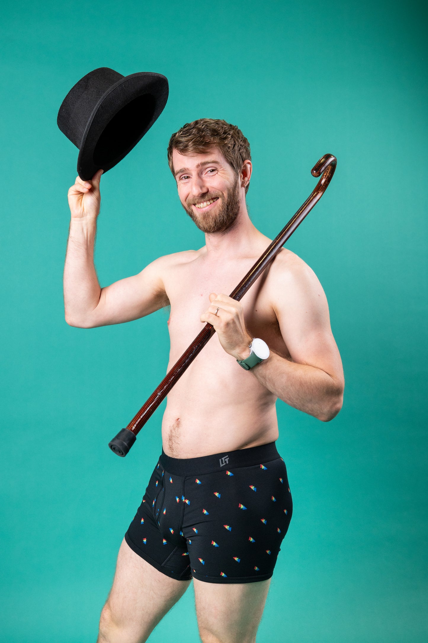 Model: Linus, Size: Medium, Height: 5’6”/168cm