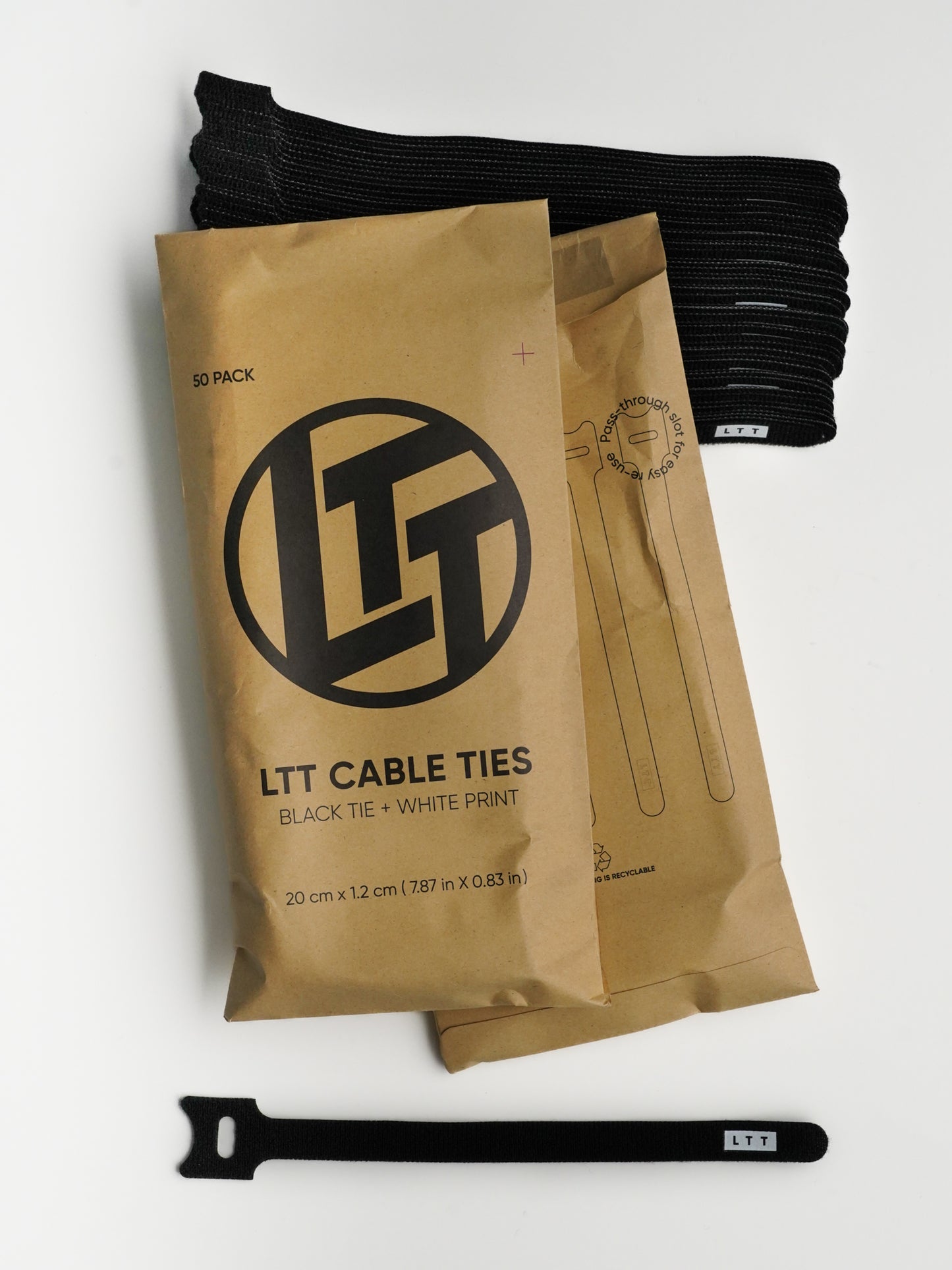 Attaches de câble paquet de 50