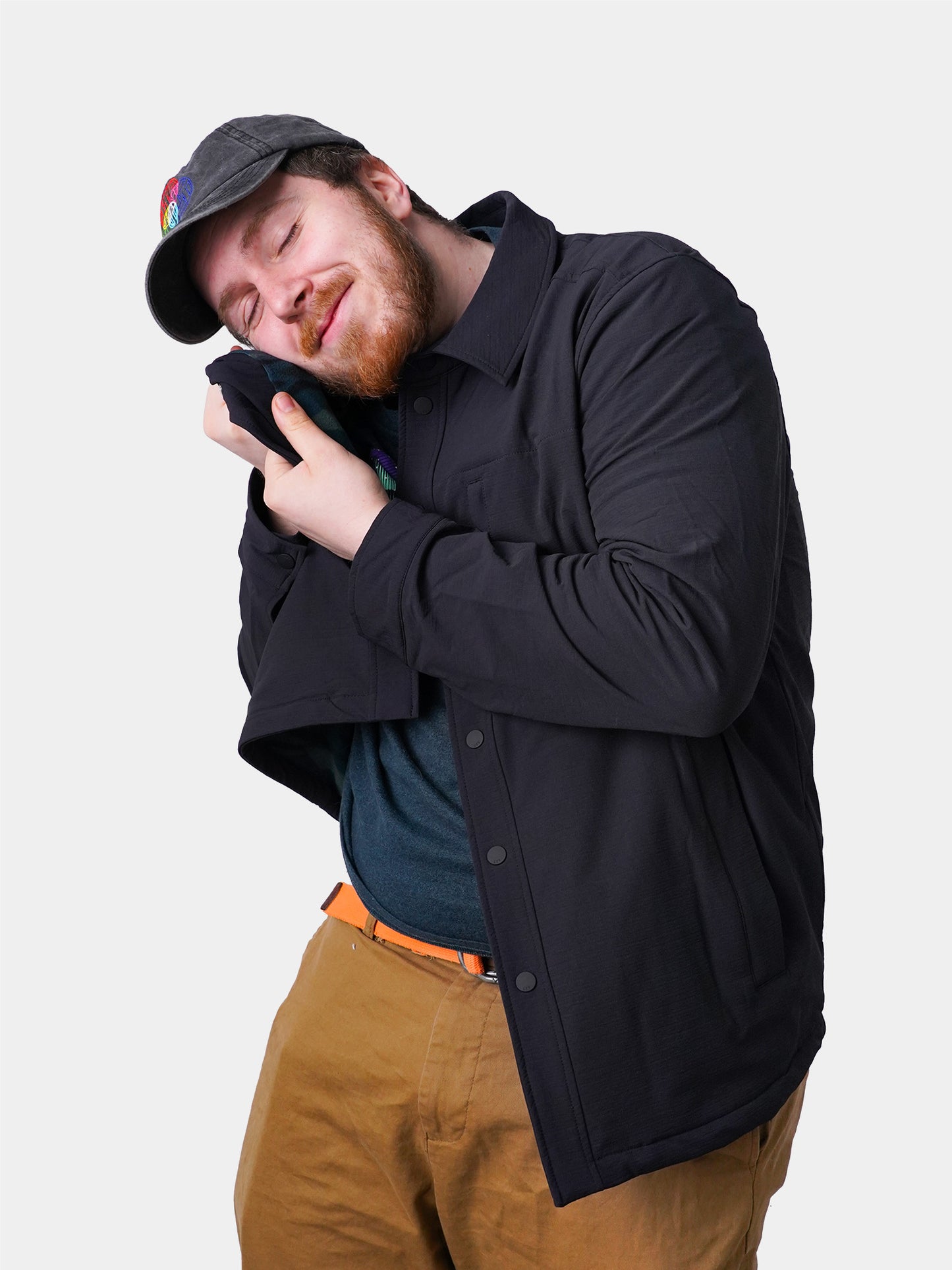 Model: Adam S, Size: Large, Height: 6’/183cm