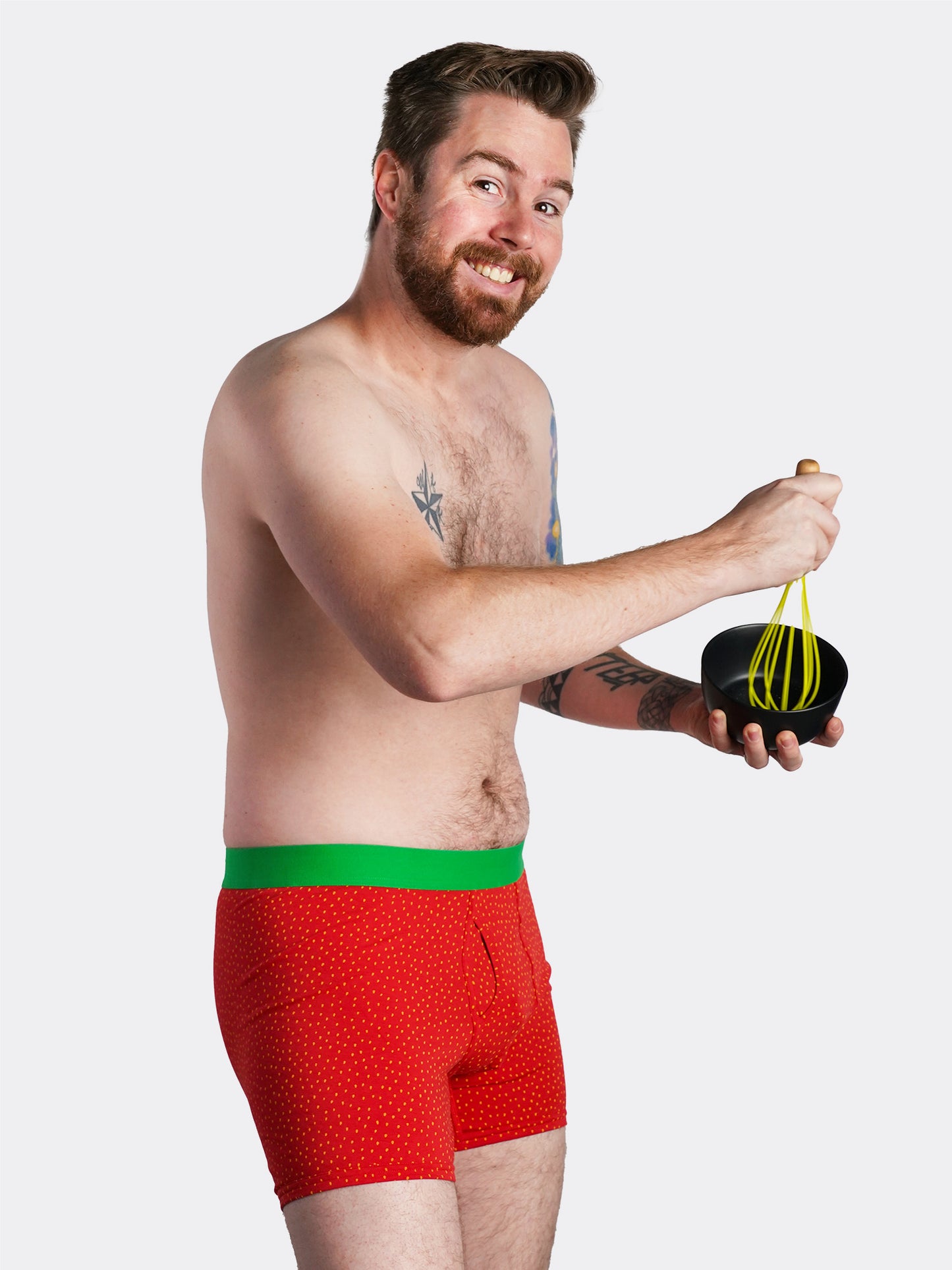 Model: Jake D, Size: Large
