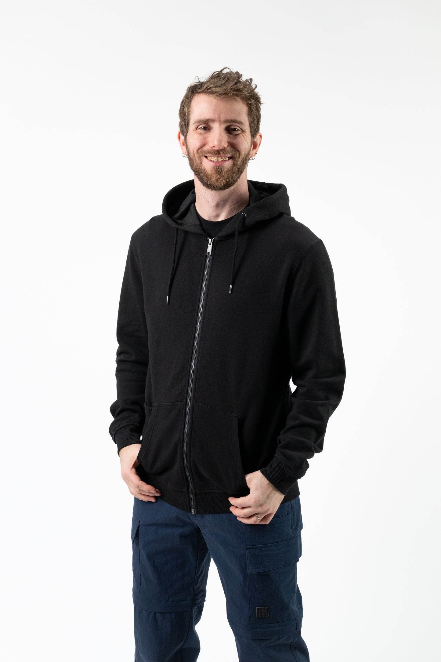 Blank Zip-Up Hoodie