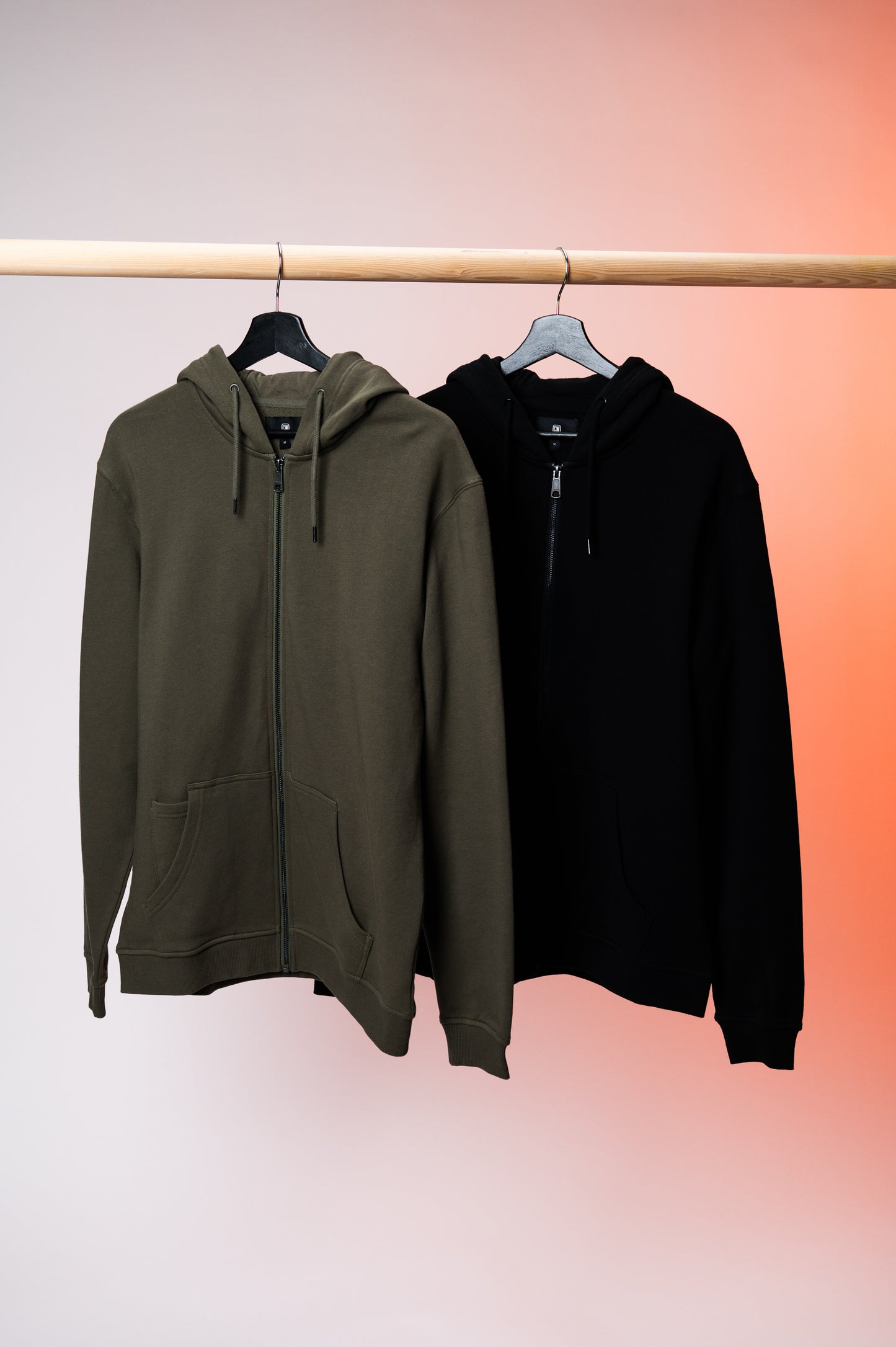 Blank Zip-Up Hoodie