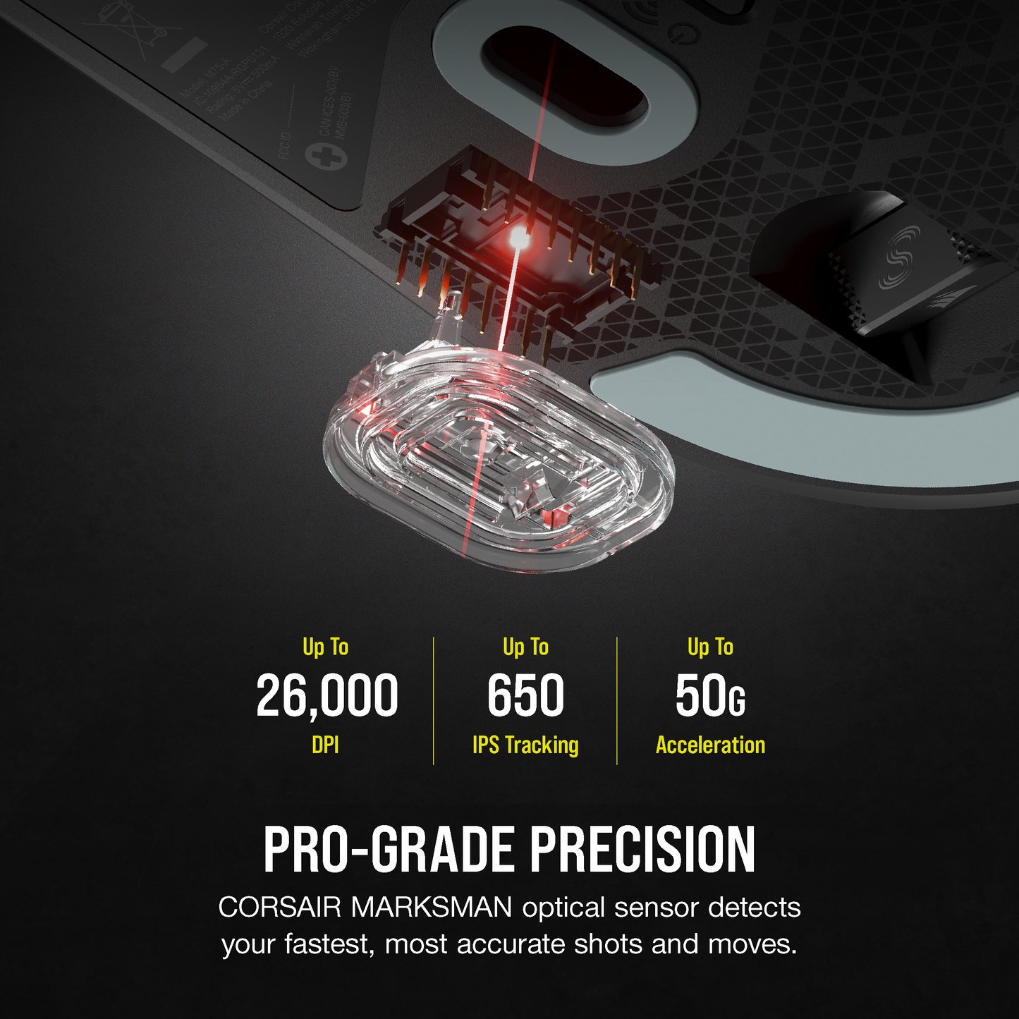 Corsair M75 AIR Ultra-Lightweight Wireless Gaming Mouse
