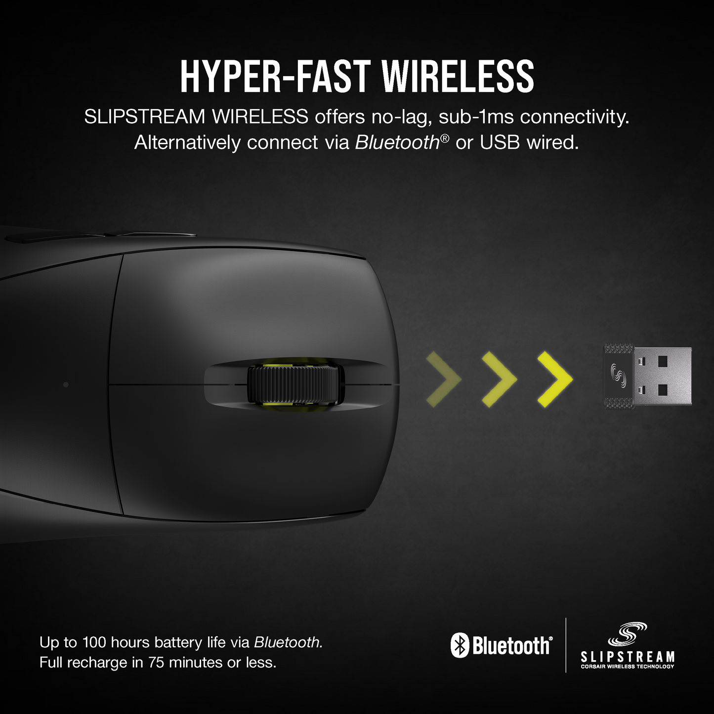 Corsair M75 AIR Ultra-Lightweight Wireless Gaming Mouse