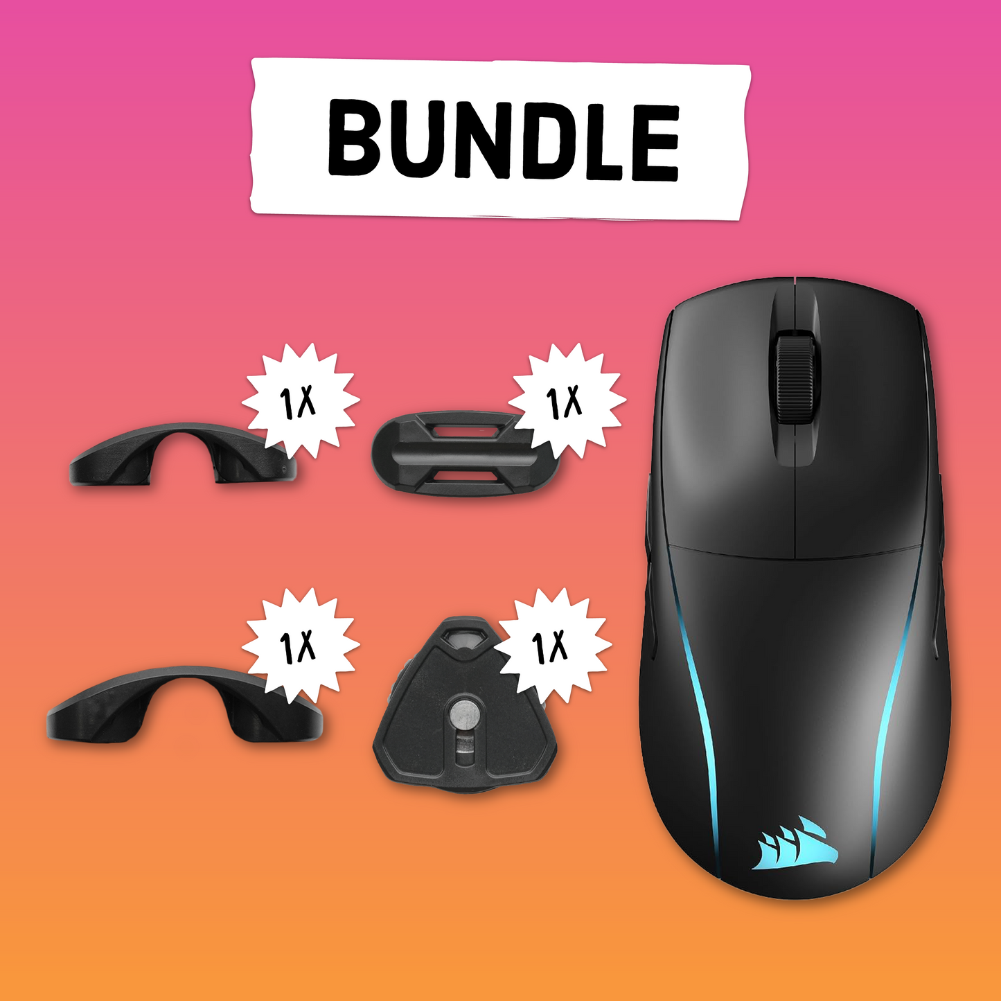 MCM Starter Solution & Corsair M75 AIR Ultra-Lightweight Wireless Gaming Mouse Bundle