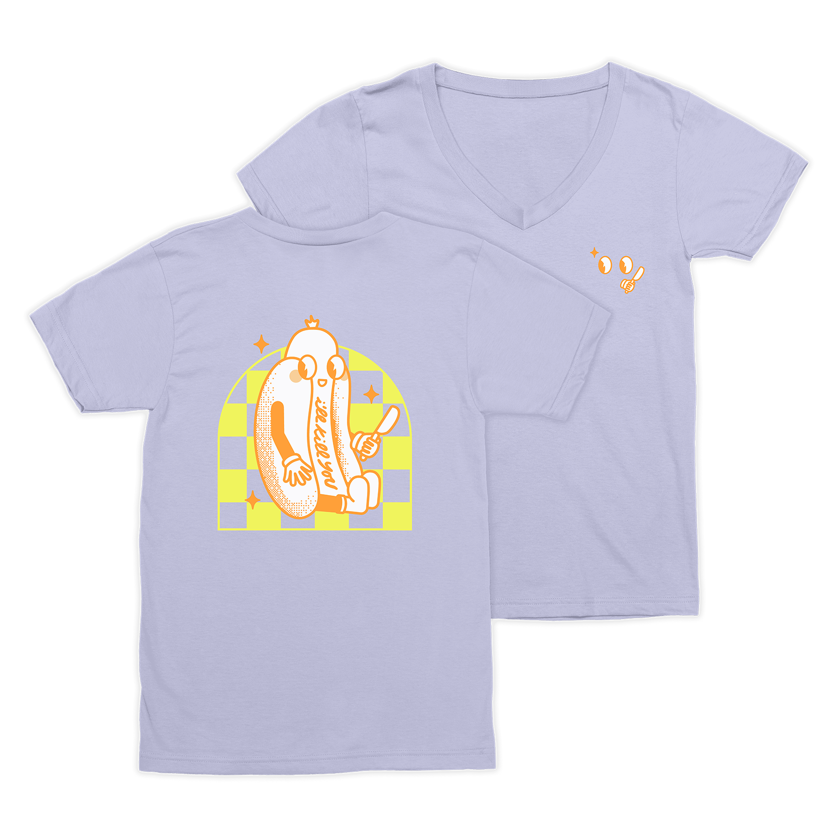 Not a Hot Dog V-neck T-shirt