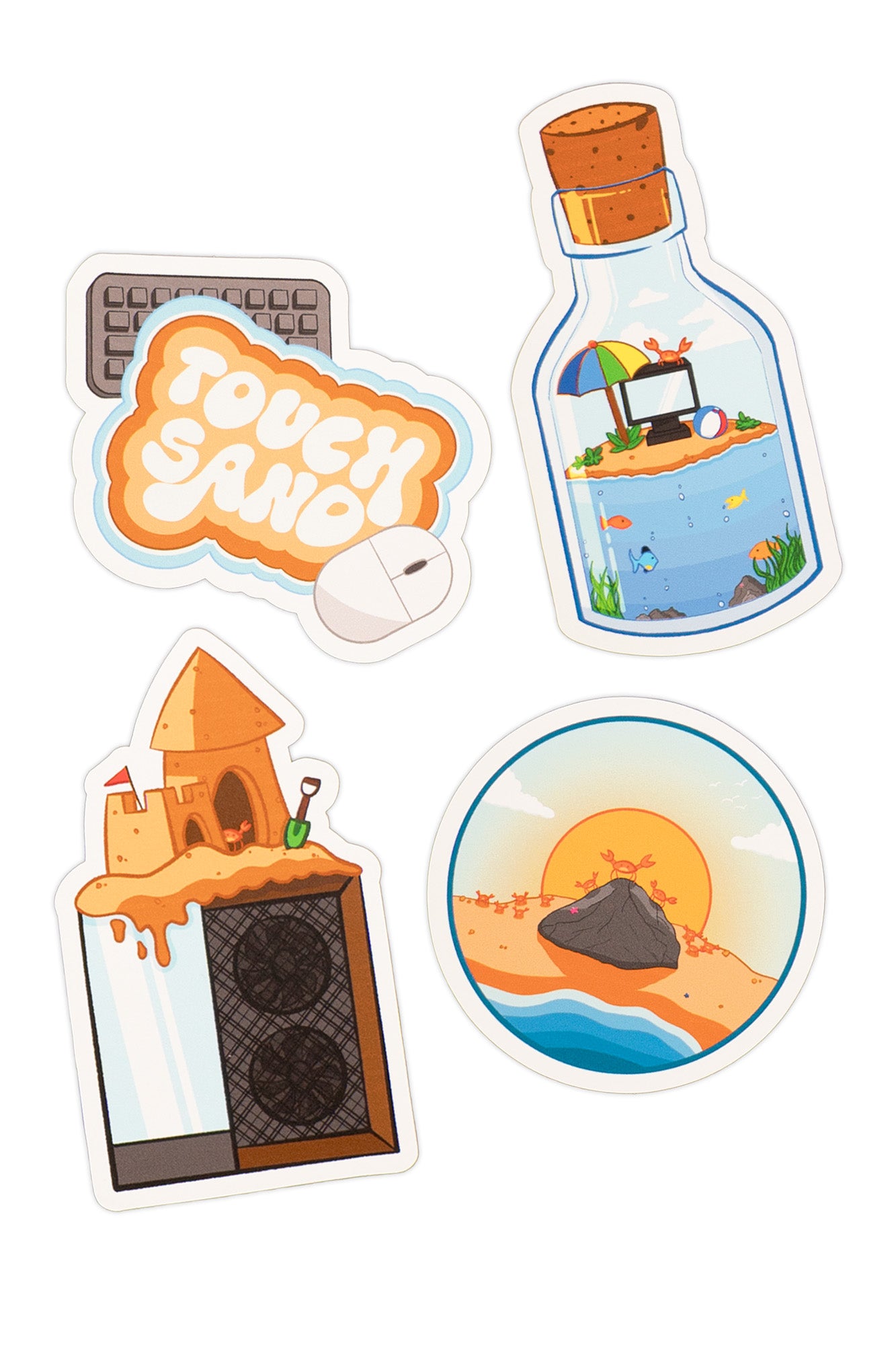 Touch Sand Sticker Sheet