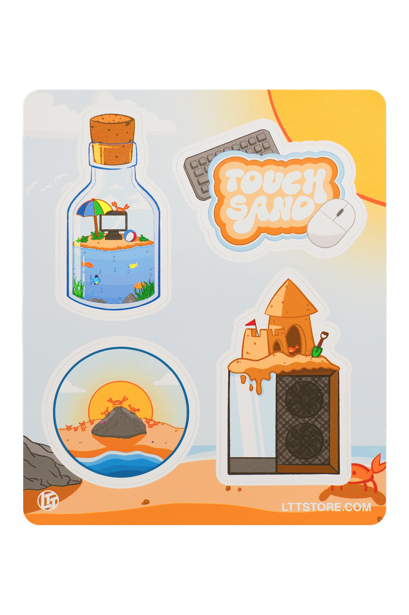 Touch Sand Sticker Sheet