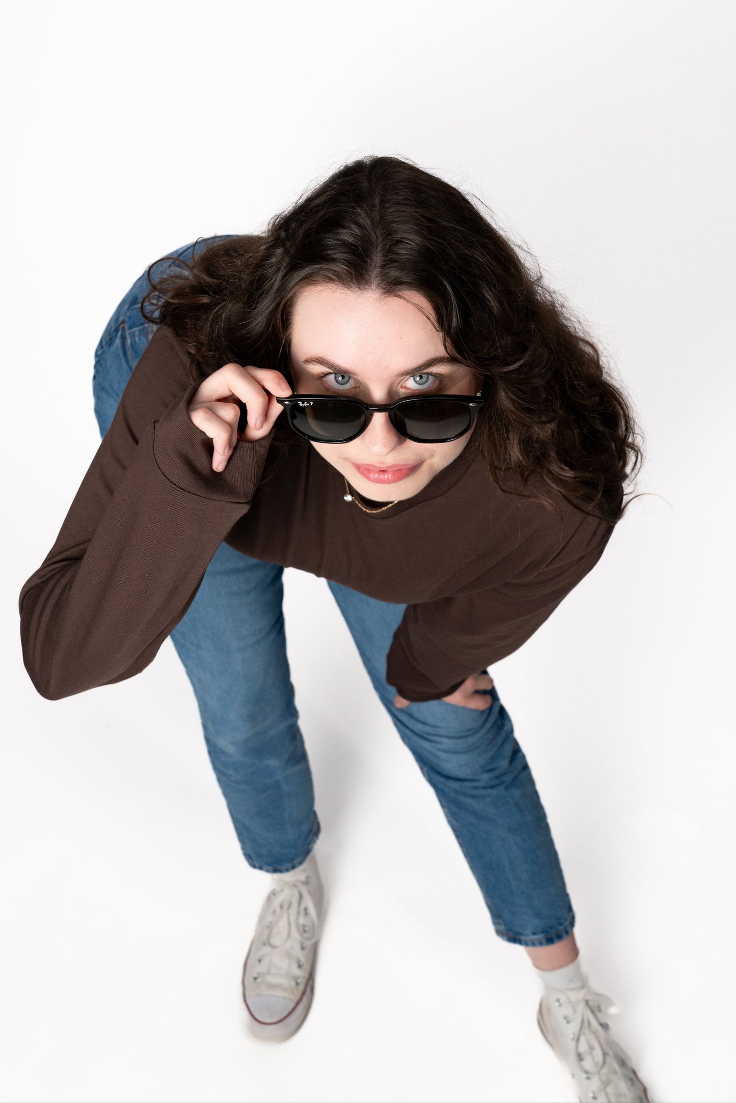 Model: Sarah, Size: Regular Medium, Height: 5’8”/173cm