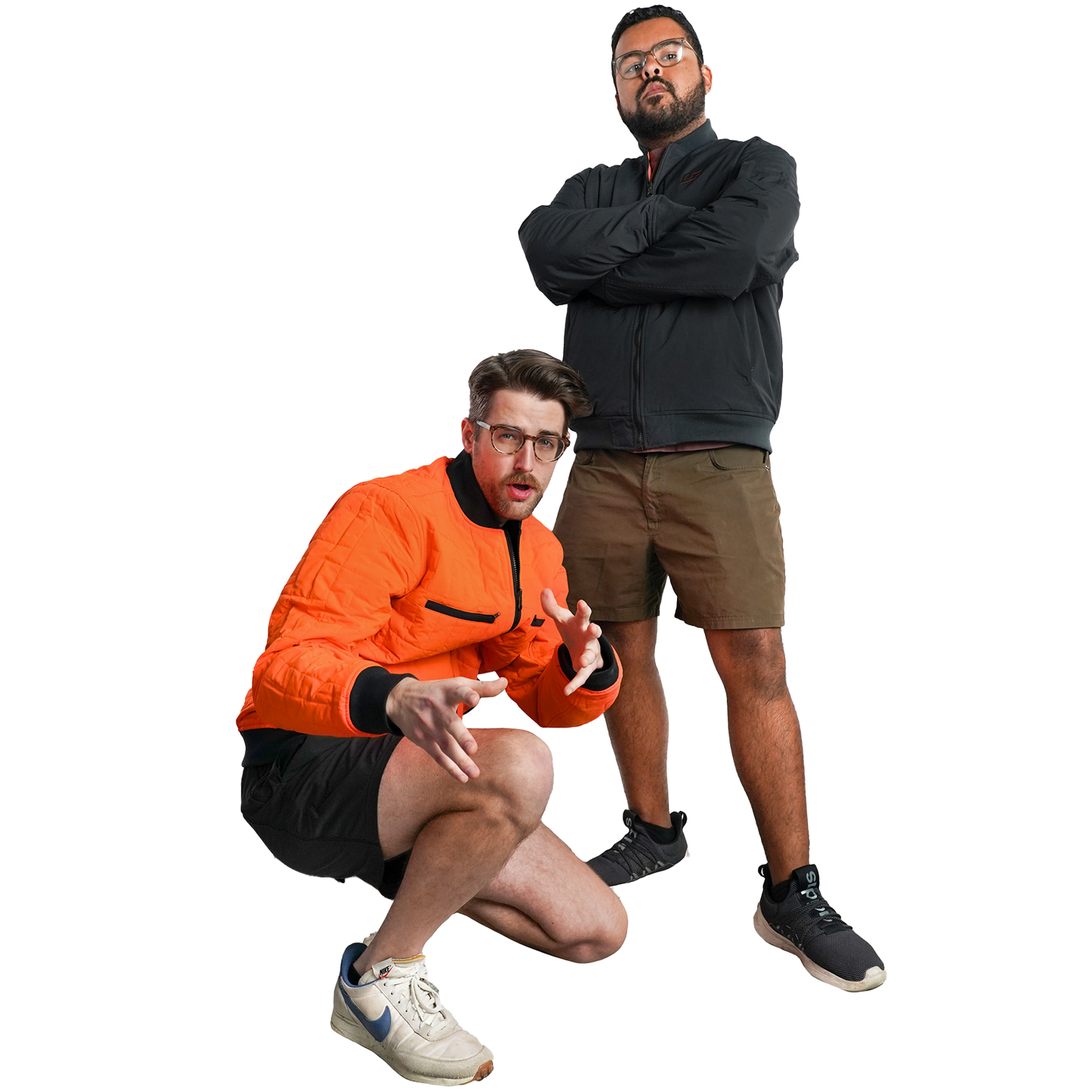 Model: Riley, Size: Large, Height: 6’1”/185cm | Model: Jake B, Size: X-Large, Height: 5’9”/175cm