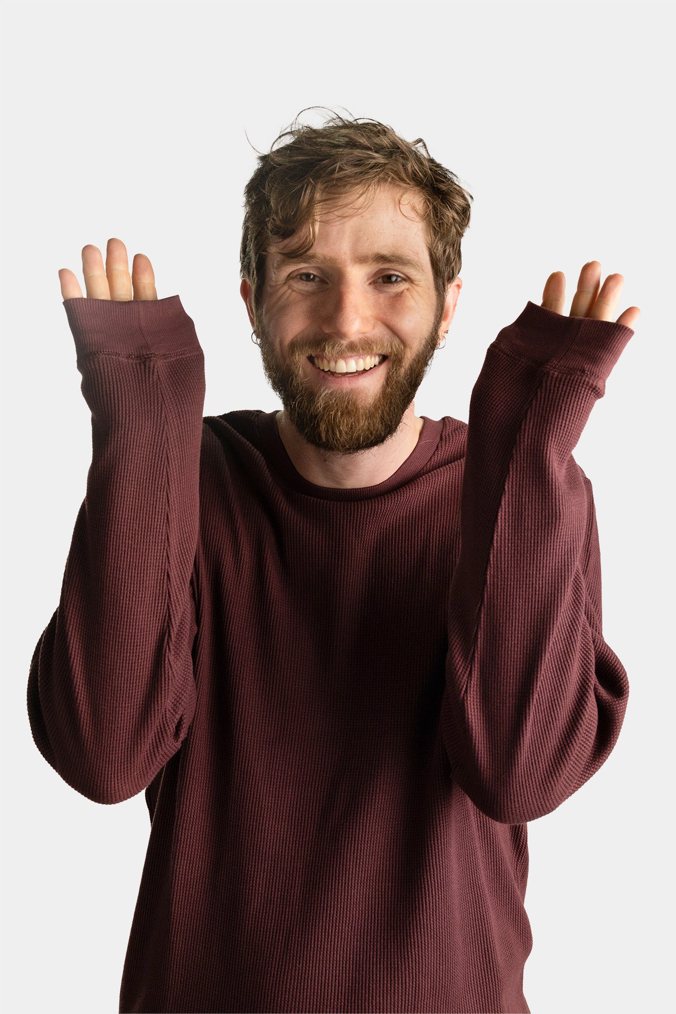 Model: Linus, Size: Medium, Height: 5’6”/168cm