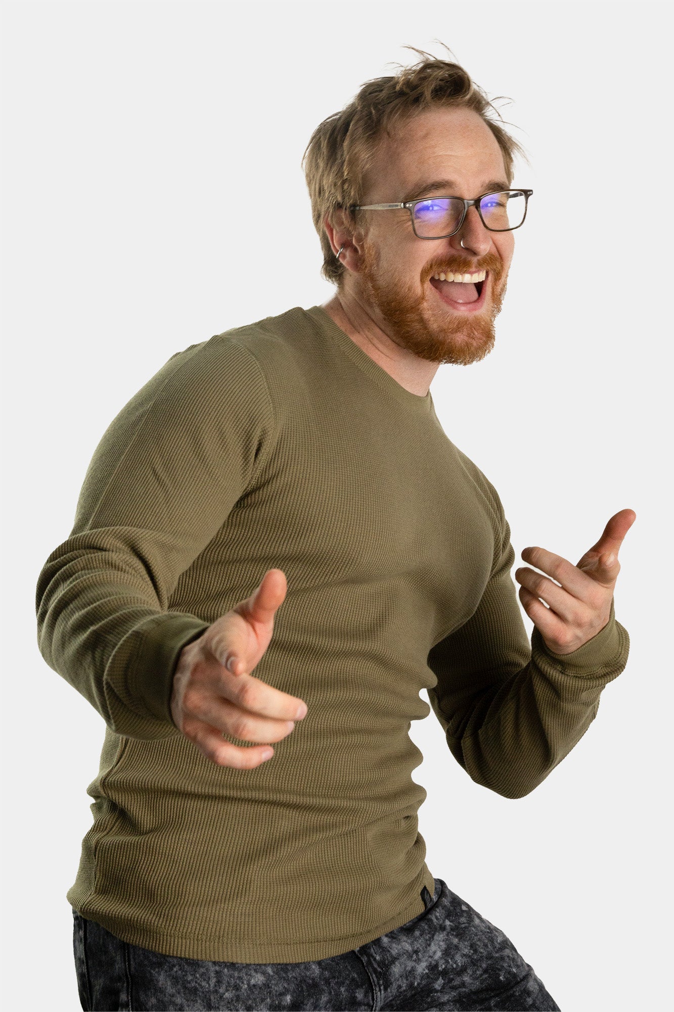 Model: David, Size: Medium, Height: 5’11”/180cm