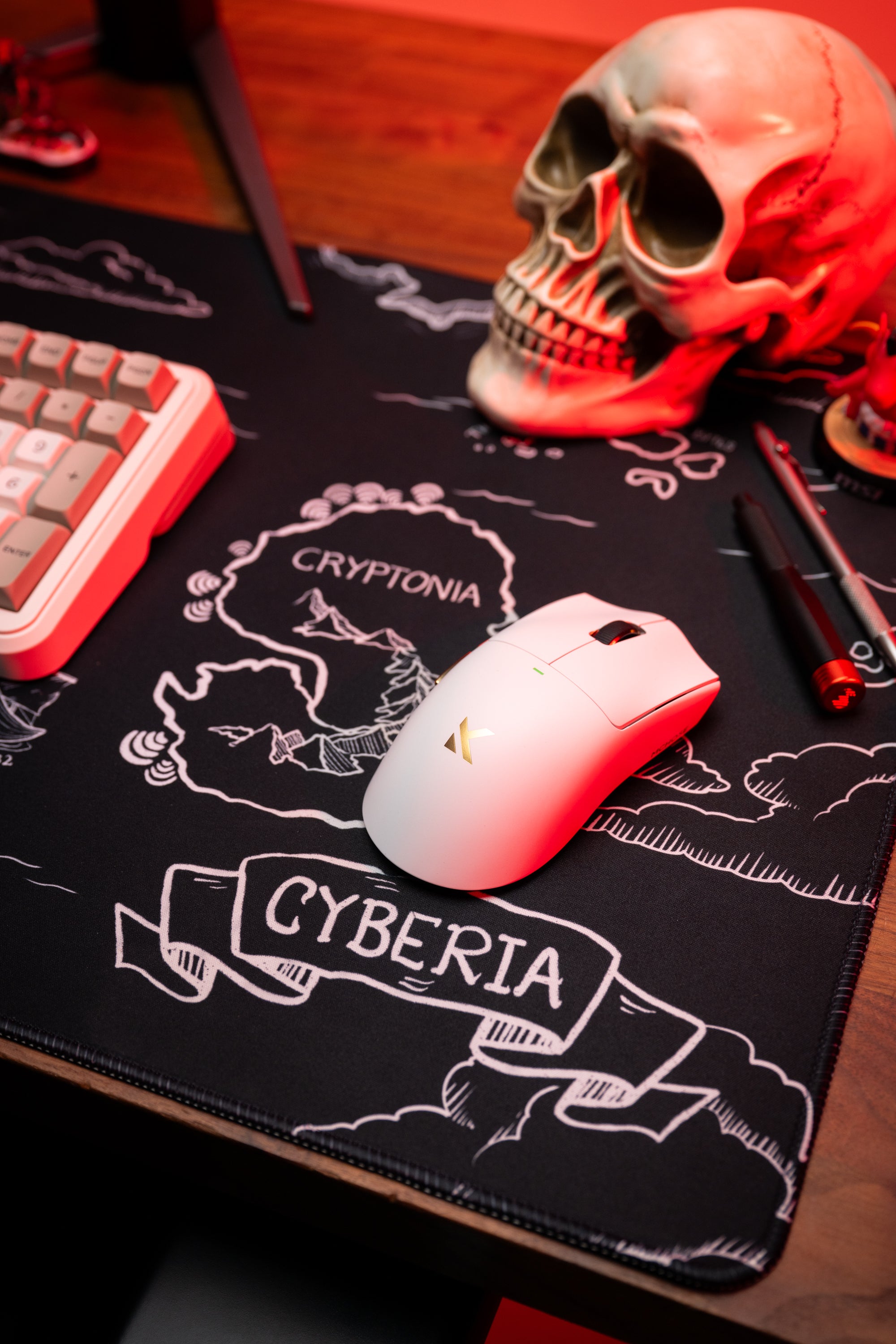 Map of Cyberia Desk Pad
