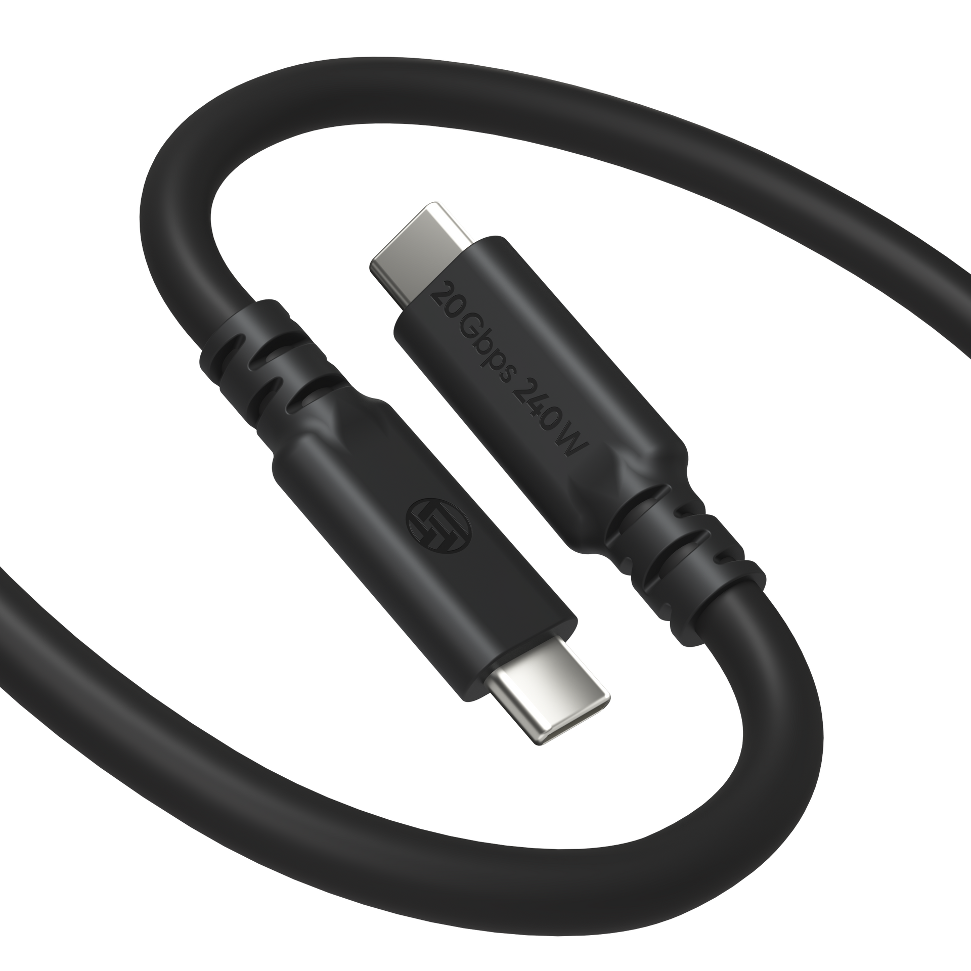 LTTStore LTT TrueSpec Cable USB Type C to C (240W) - 40Gbps / 10cm (0.32ft)