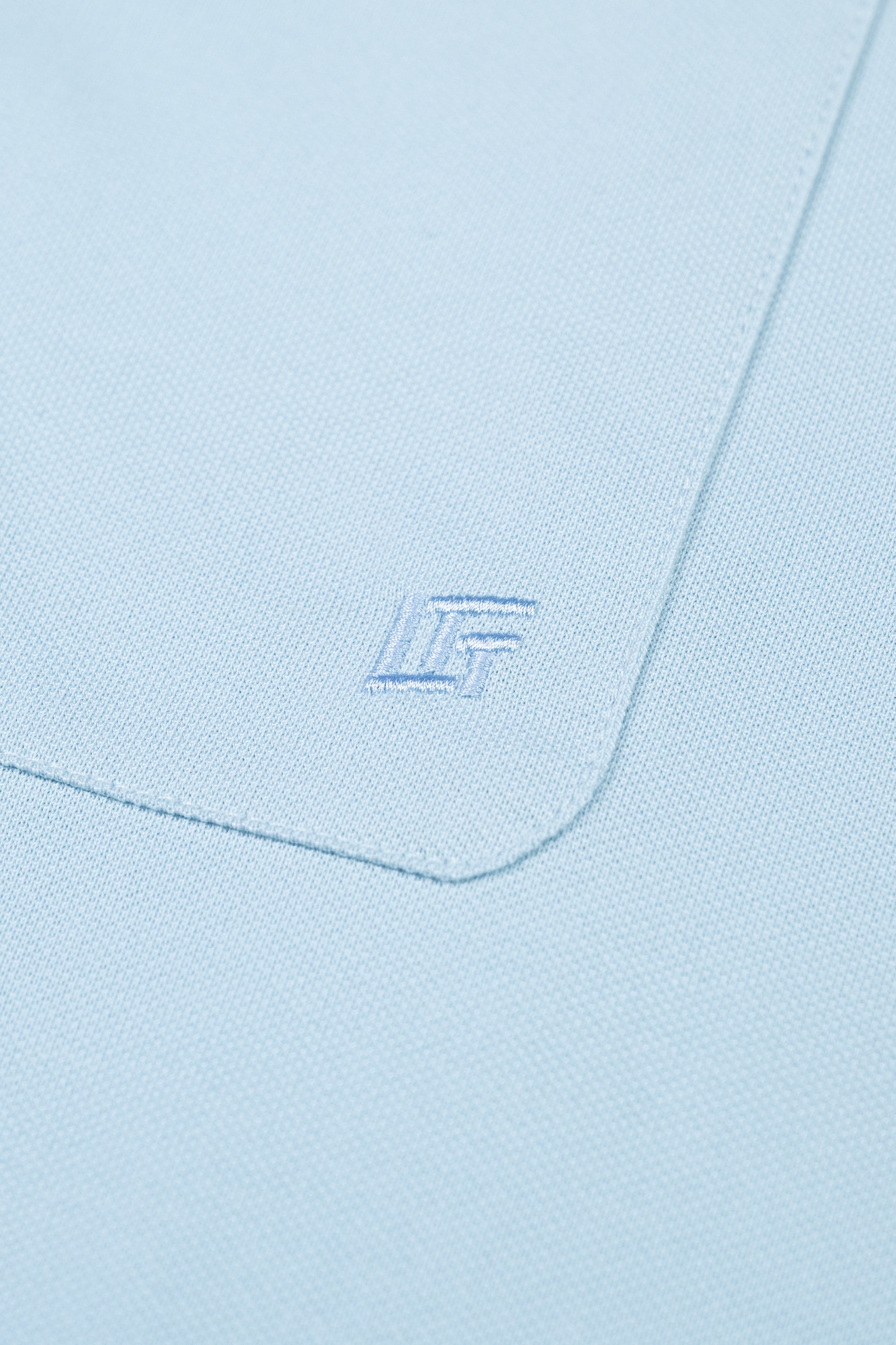 Polo UPF - Bleu glacier