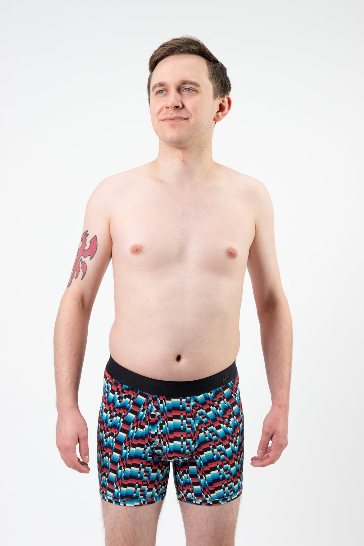 Model: Mitchell T, Height: 5’9”, Size: Medium #design_error
