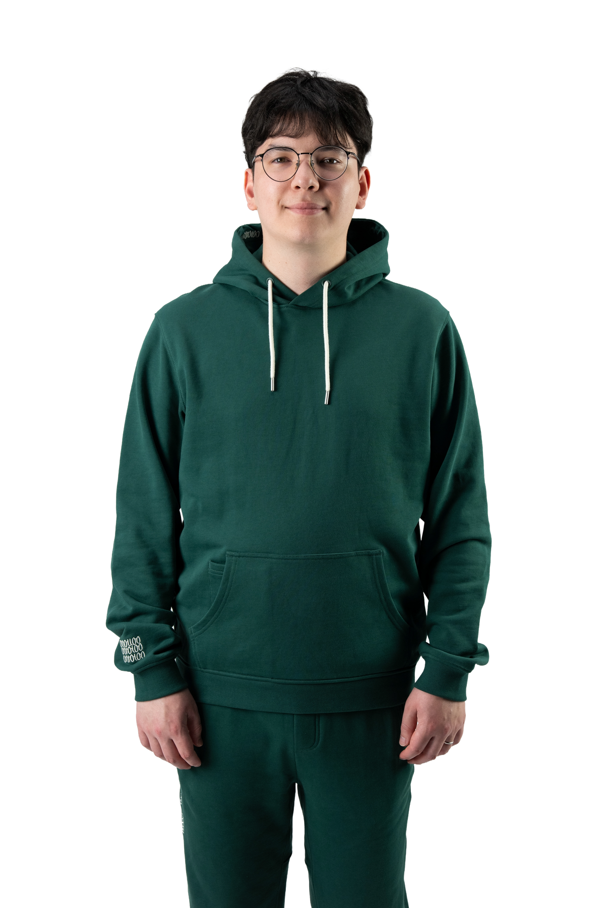 Model: Peter, Size: Large, Height: 5’10”/178cm #color_dark green
