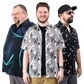 Models: Jordan, Size: XXX-Large, Height: 6’/183cm | Chewy, Size: Large, Height: 6’2”/188cm | Plouffe, Size: Large, Height: 5’7”/170cm
