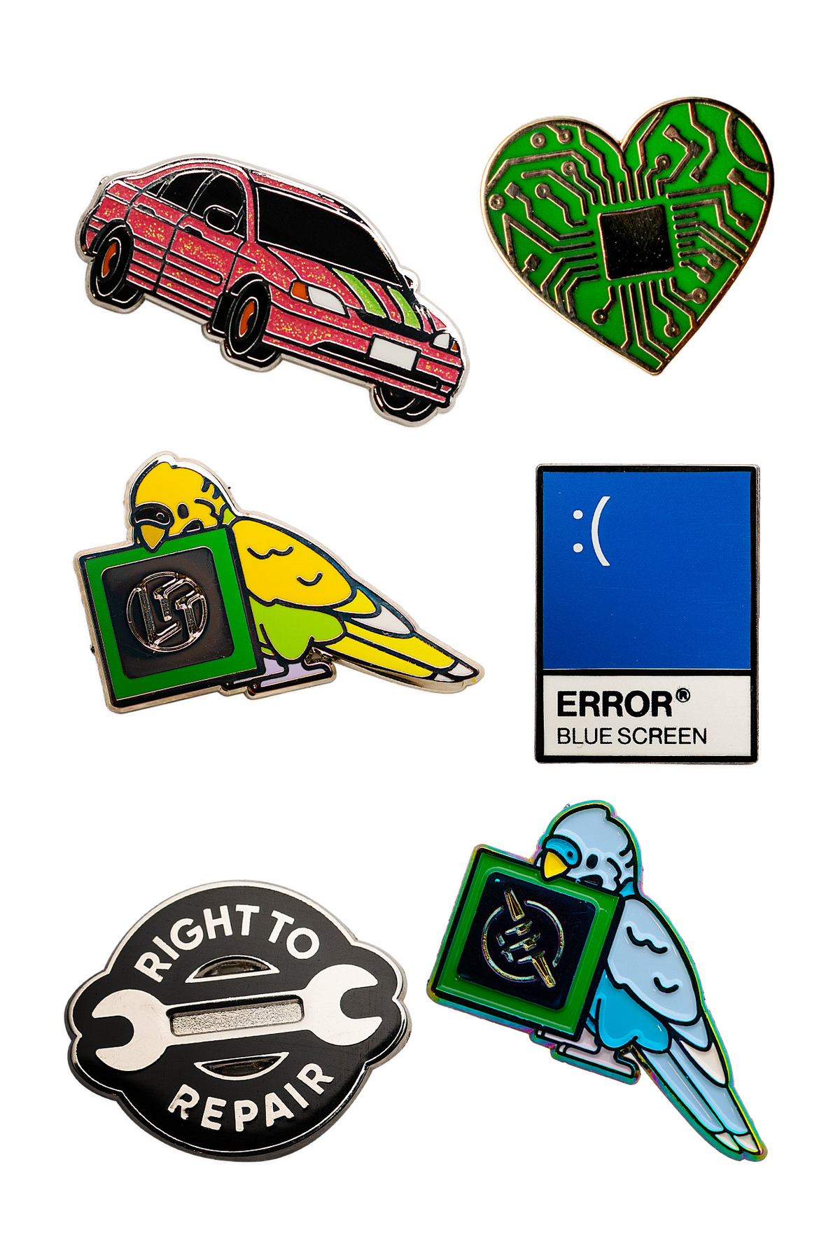 Pins – Series 5: Tech & LTT Designs, Hard Enamel | LTTStore