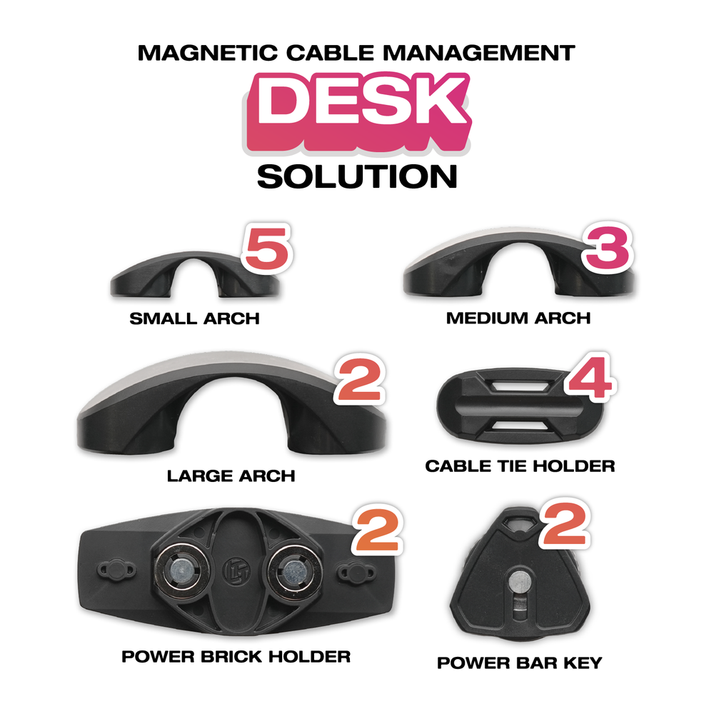 Magnetic Cable Management Silicone Desk Solution | LTTStore