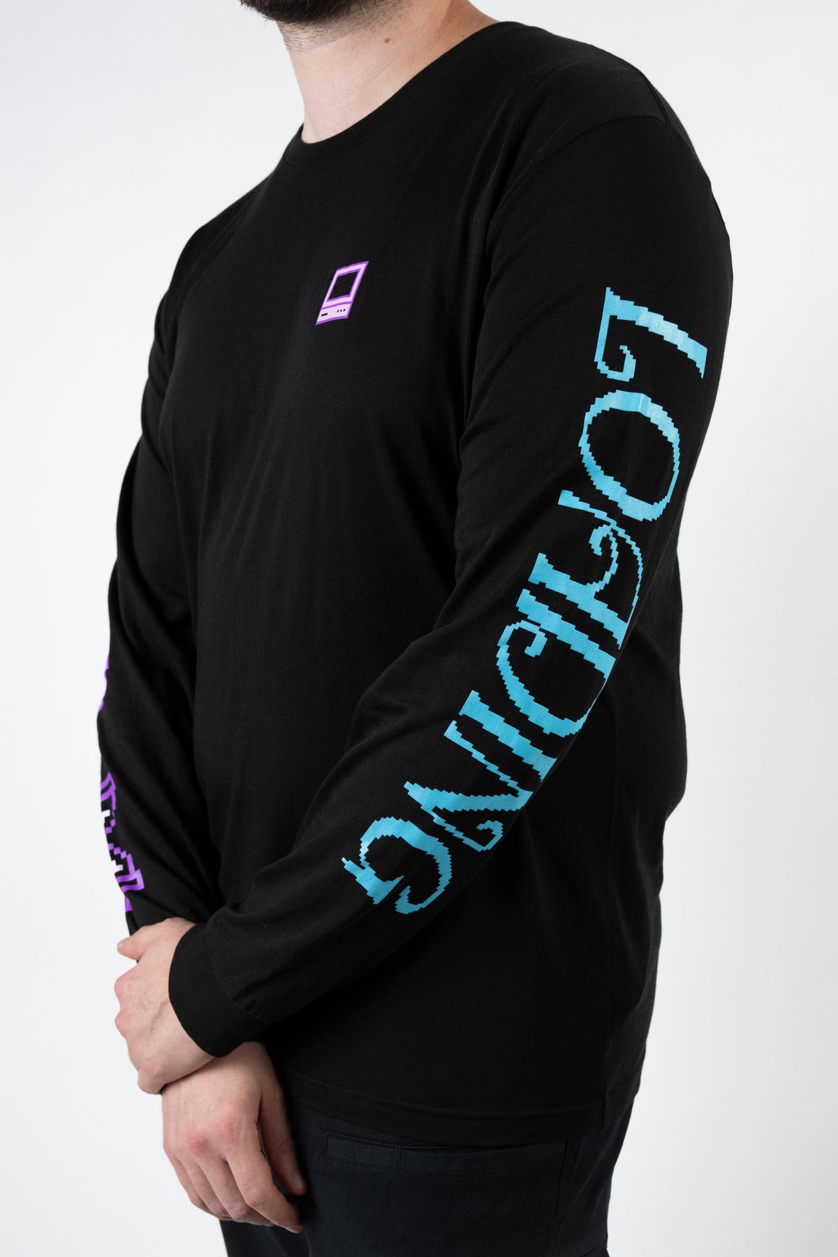 Pixel Wave Long Sleeve T-shirt