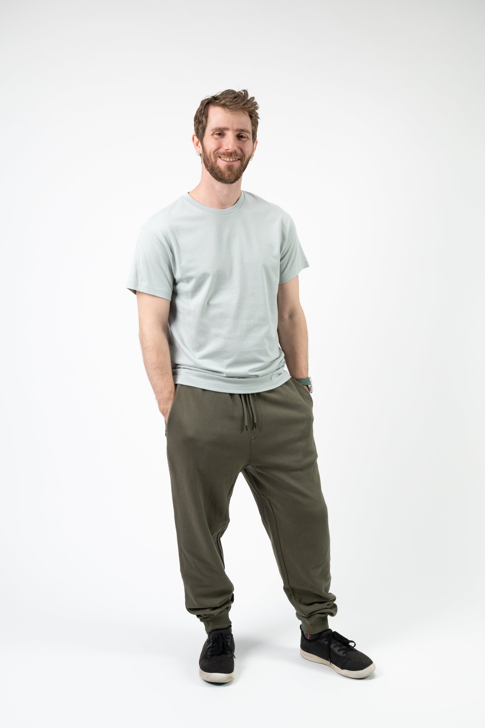 Model: Linus, Size: Medium, Height: 5’6”/168cm #color_jade grey