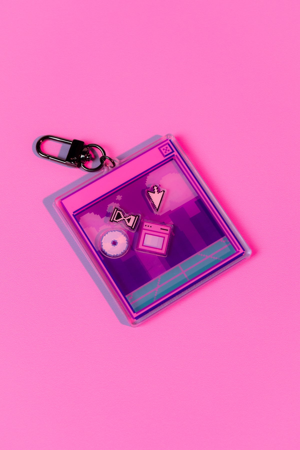 Porte-clés Pixel Wave