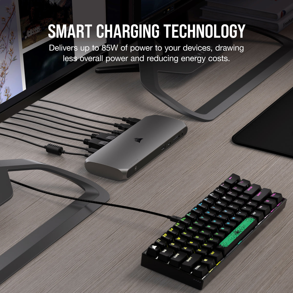 Station d'accueil Corsair TBT100 DP Thunderbolt 3 avec DisplayPort