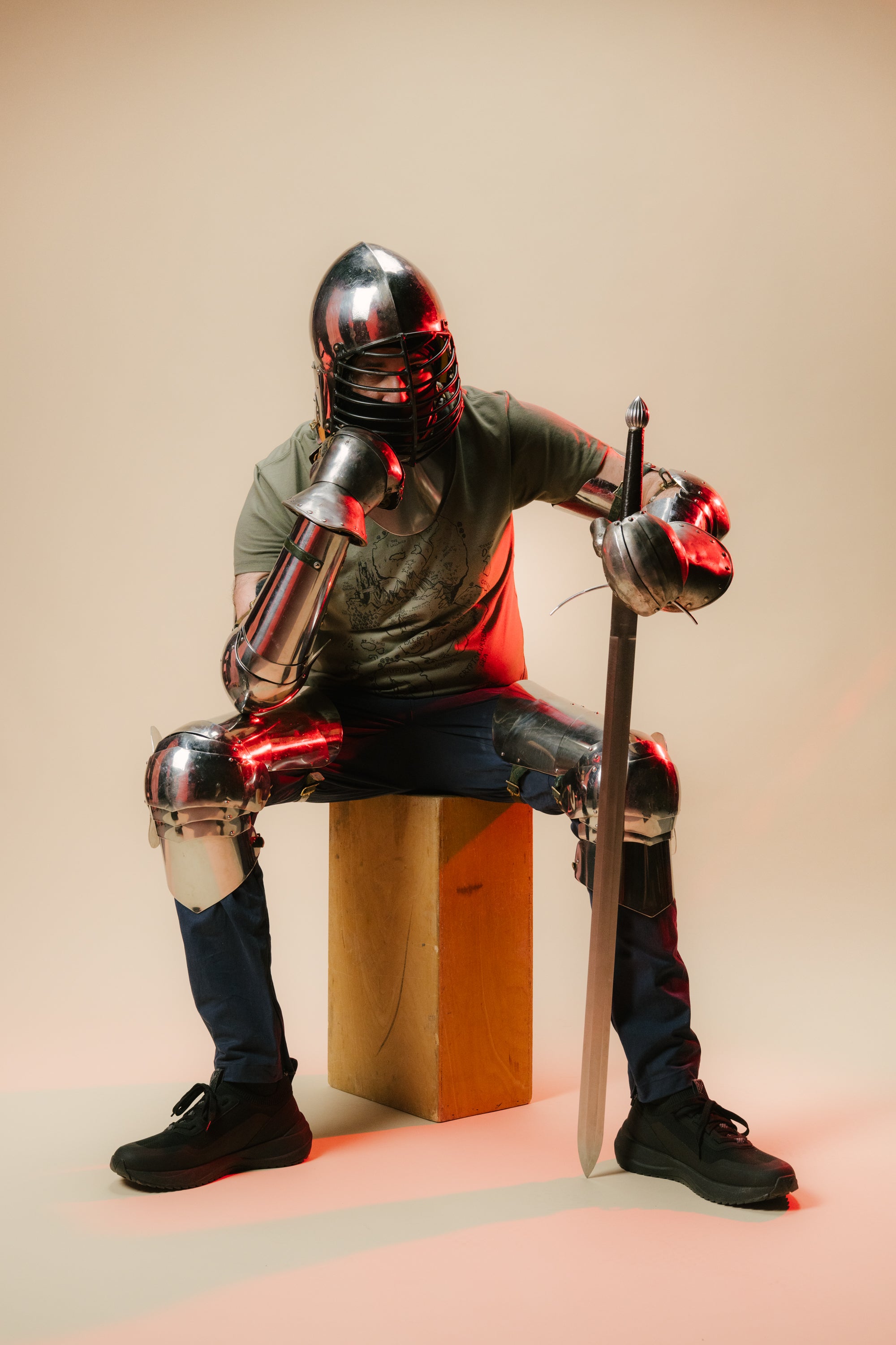 Model: Dan, Size: Medium/Tall, Height: 6’2”/188cm #color_olive