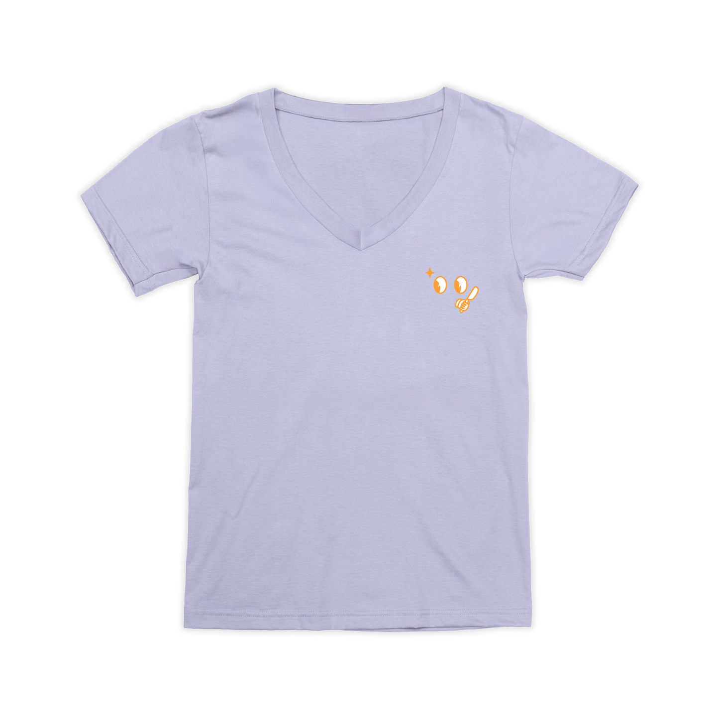 T-shirt col V
