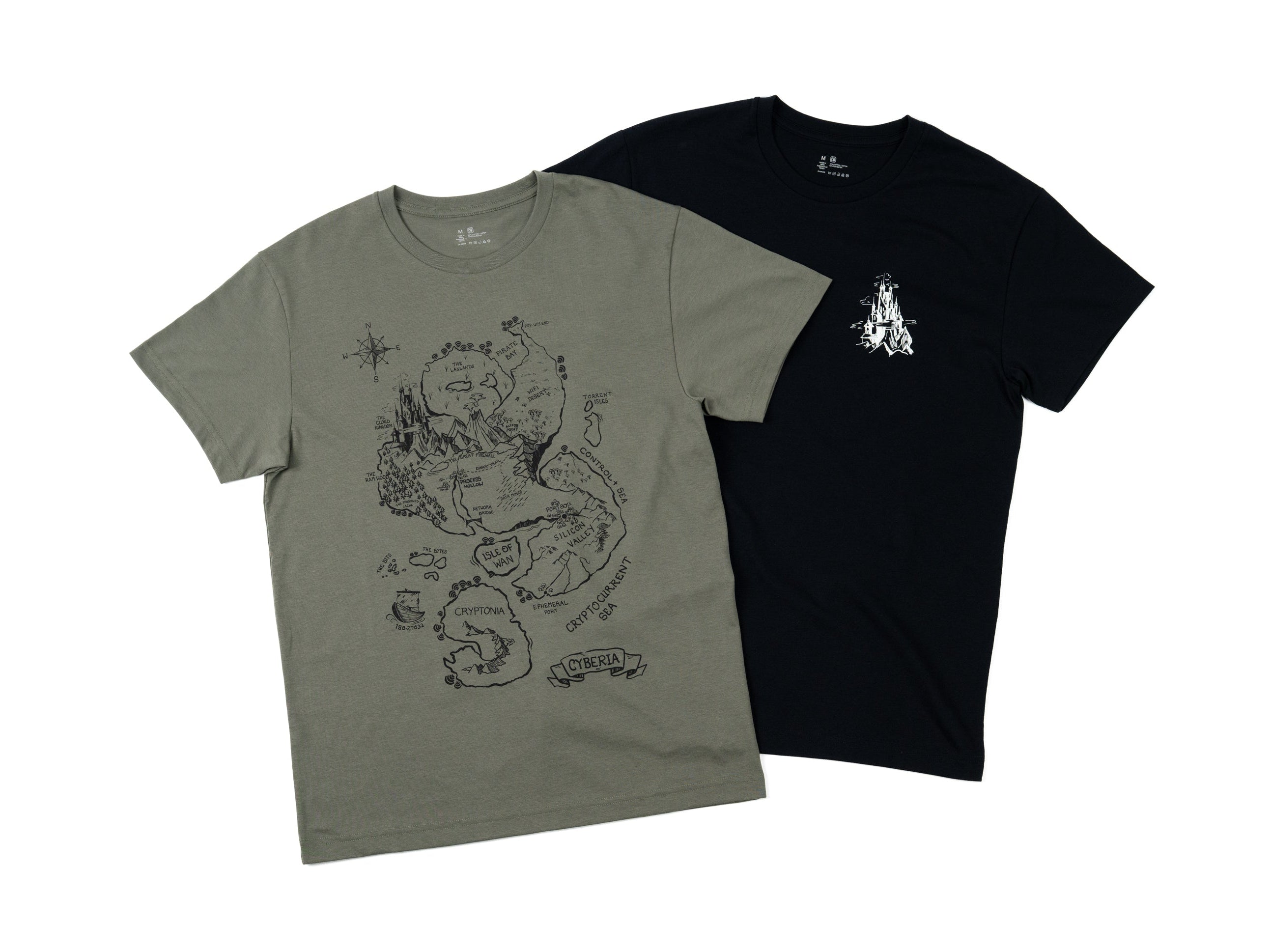 Map of Cyberia T-shirt