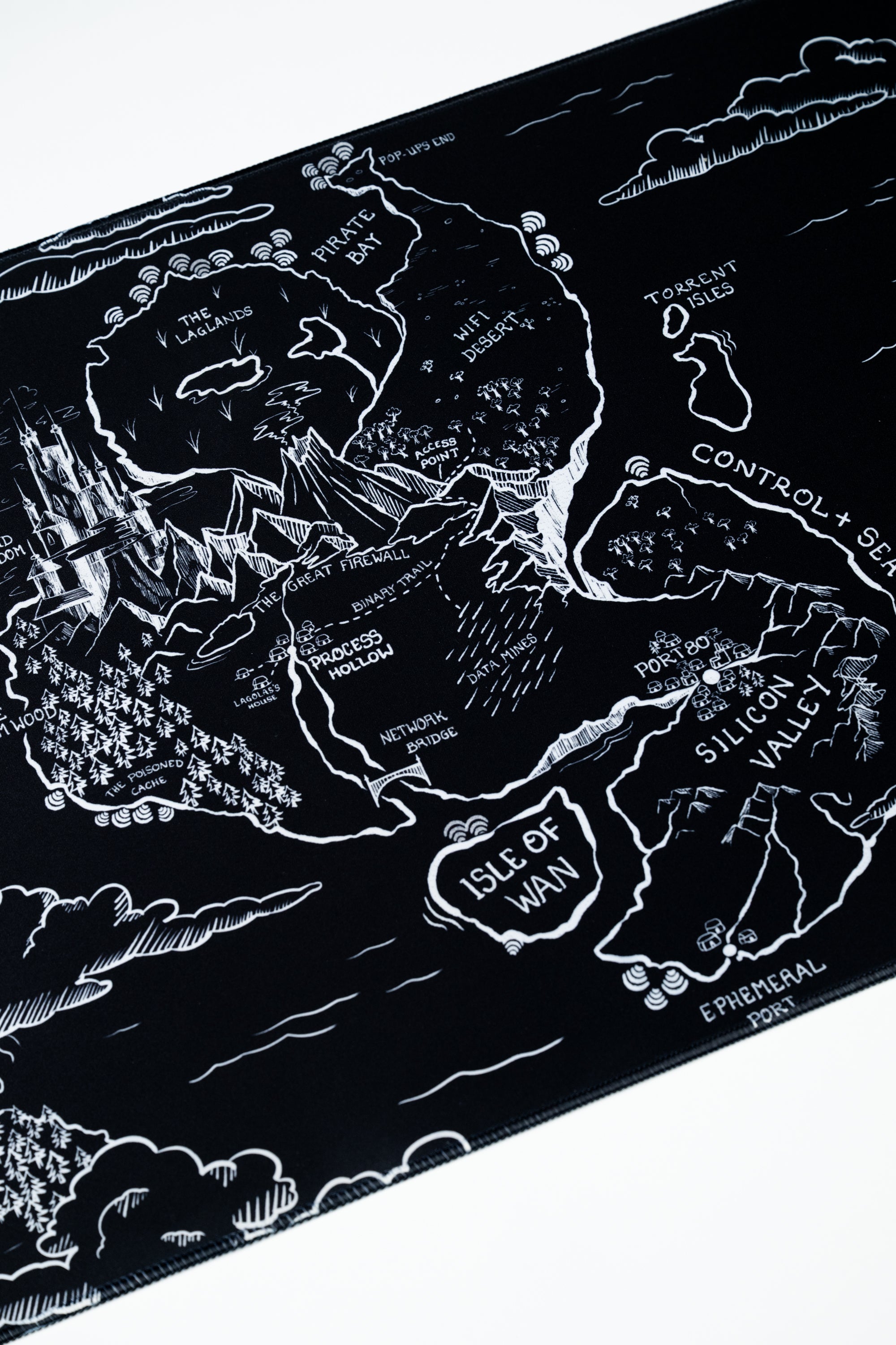 Map of Cyberia Desk Pad
