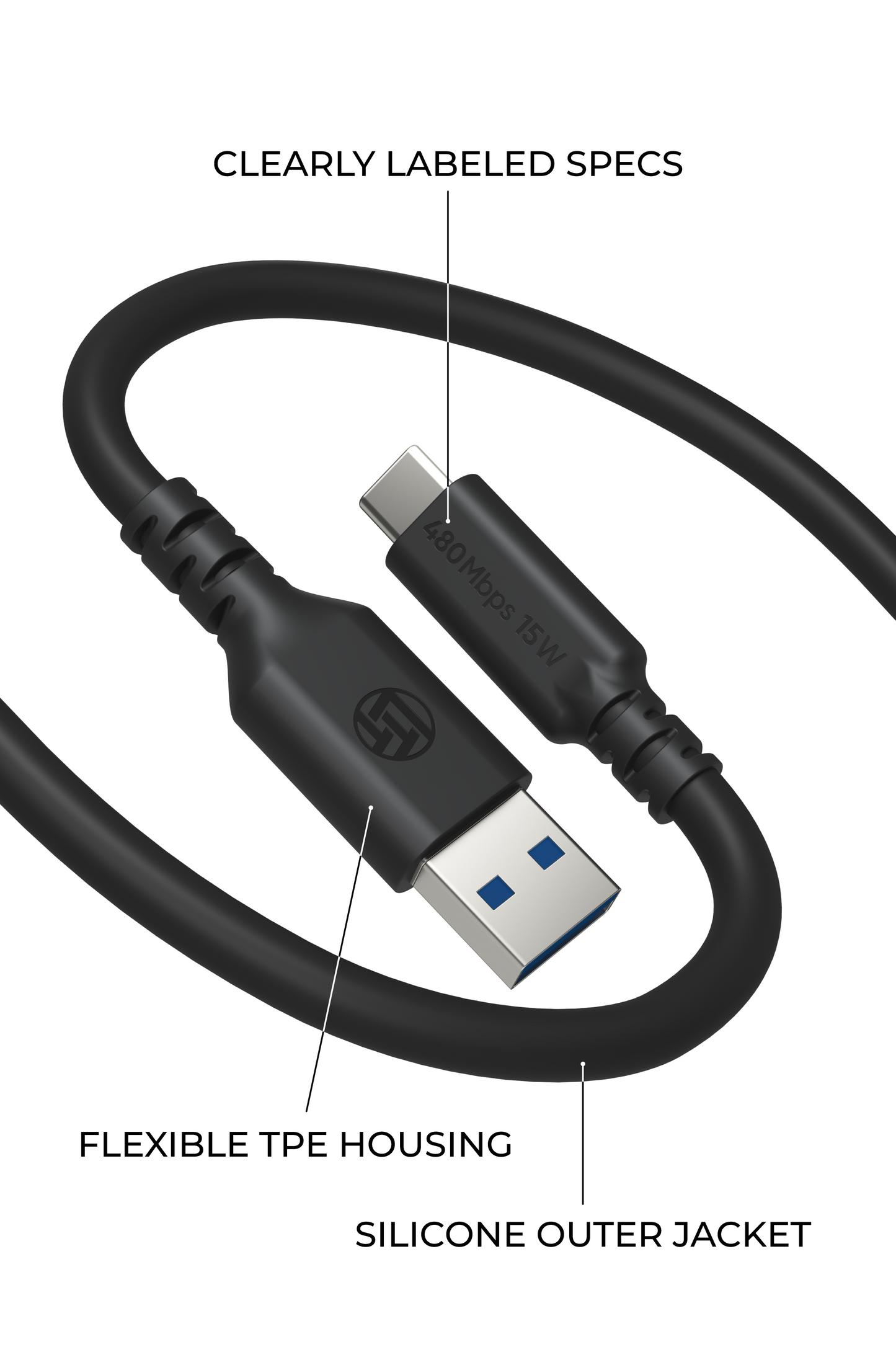 LTT TrueSpec Cable USB Type A to C (15W)