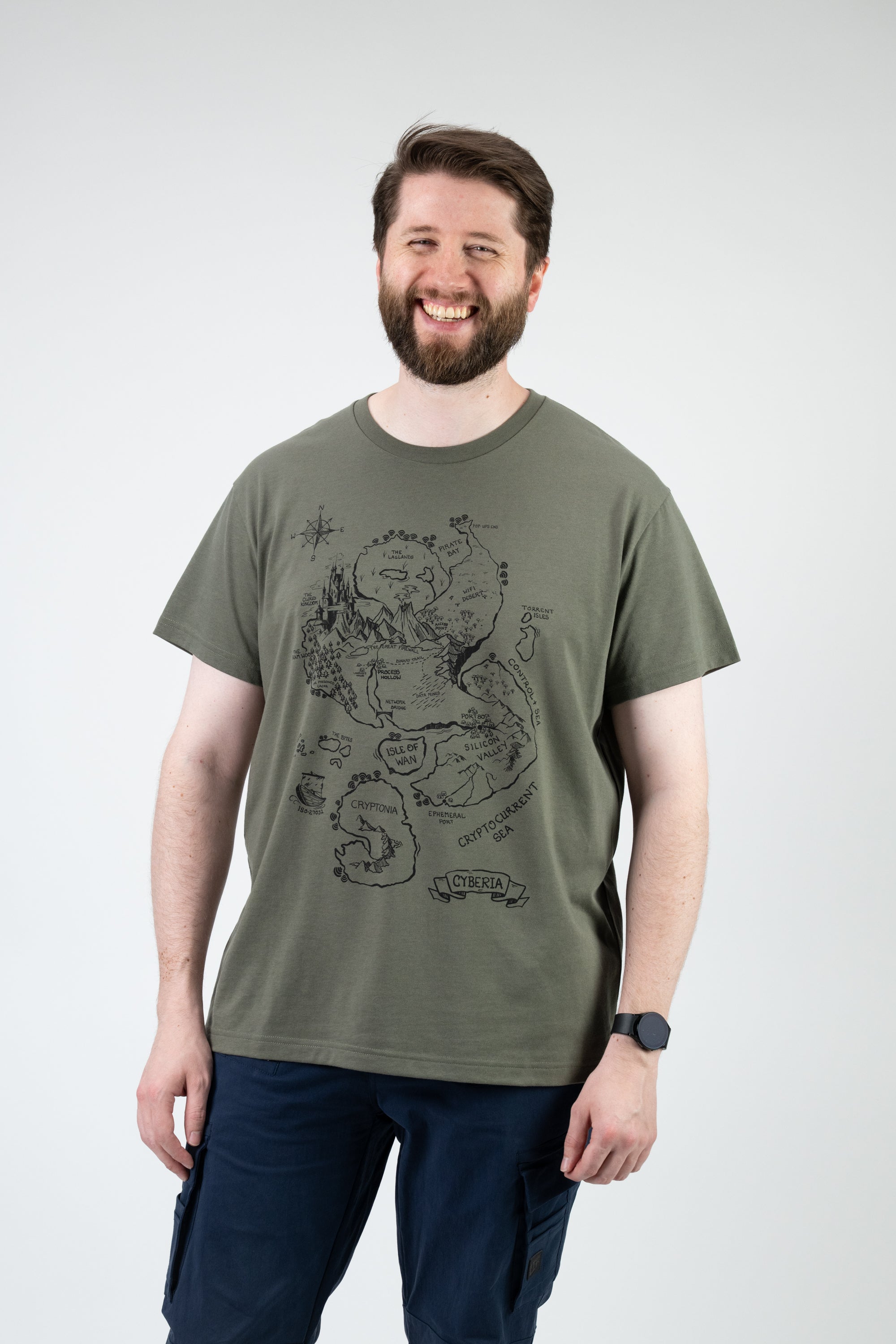 Model: Reece, Size: X-Large, Height: 6’3”/190cm #color_olive