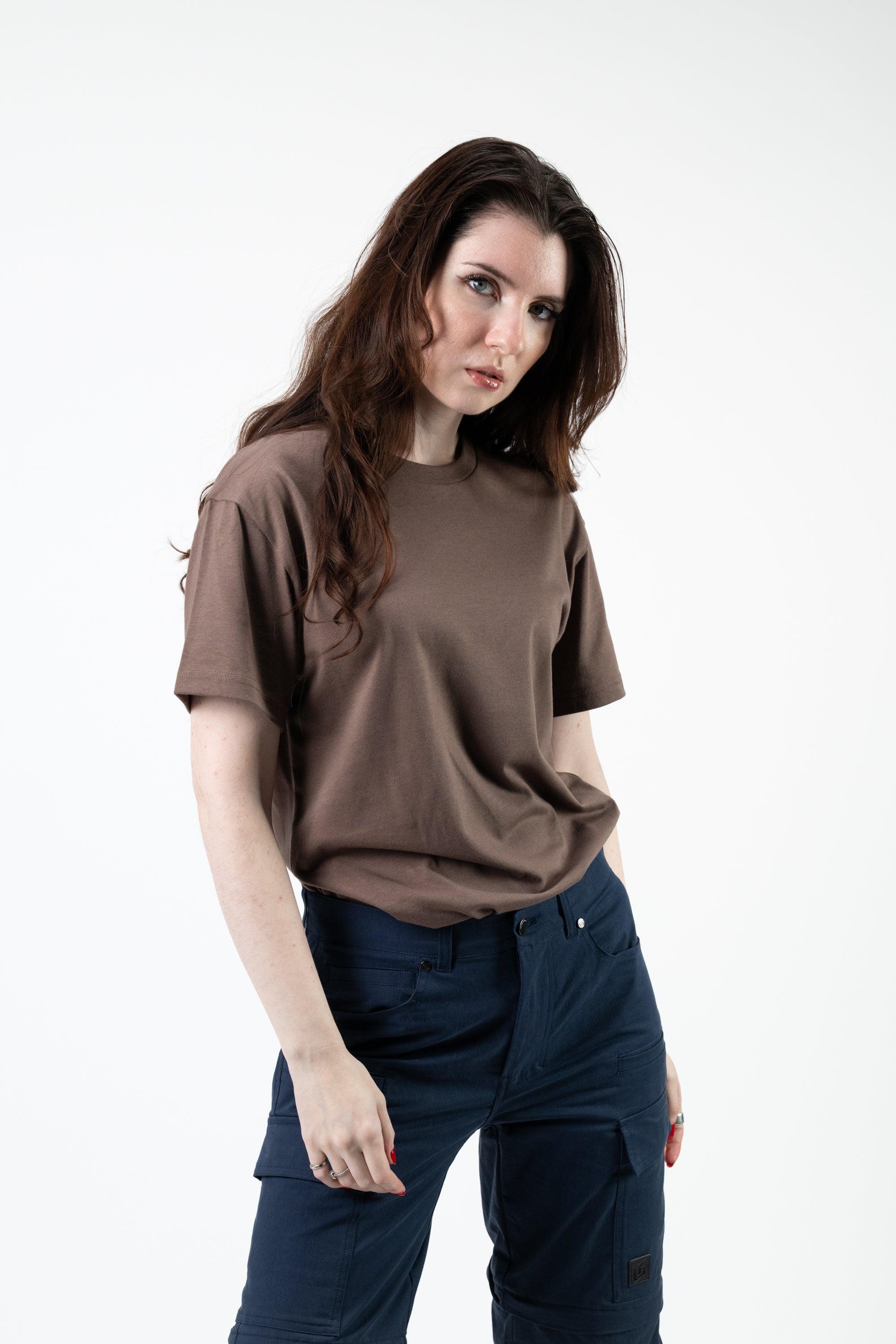 Model: Tatjana, Size: Small, Height: 5’7”/170cm #color_coffee
