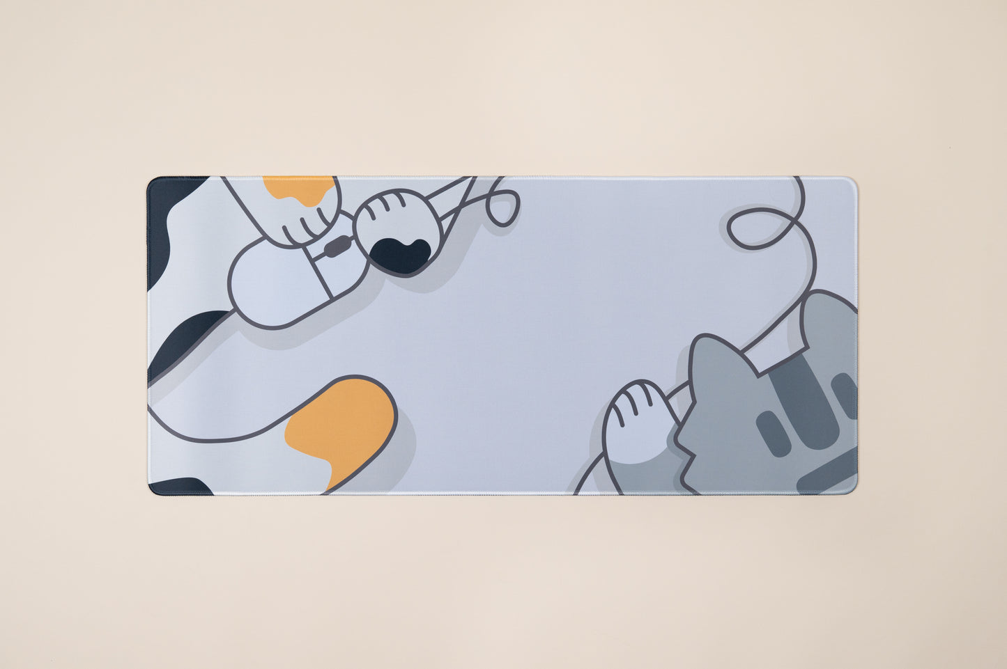 Linus Cat Tips Desk Pad