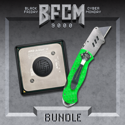 CPU Fidget Spinner & Jerry Rig Razor Knife Bundle