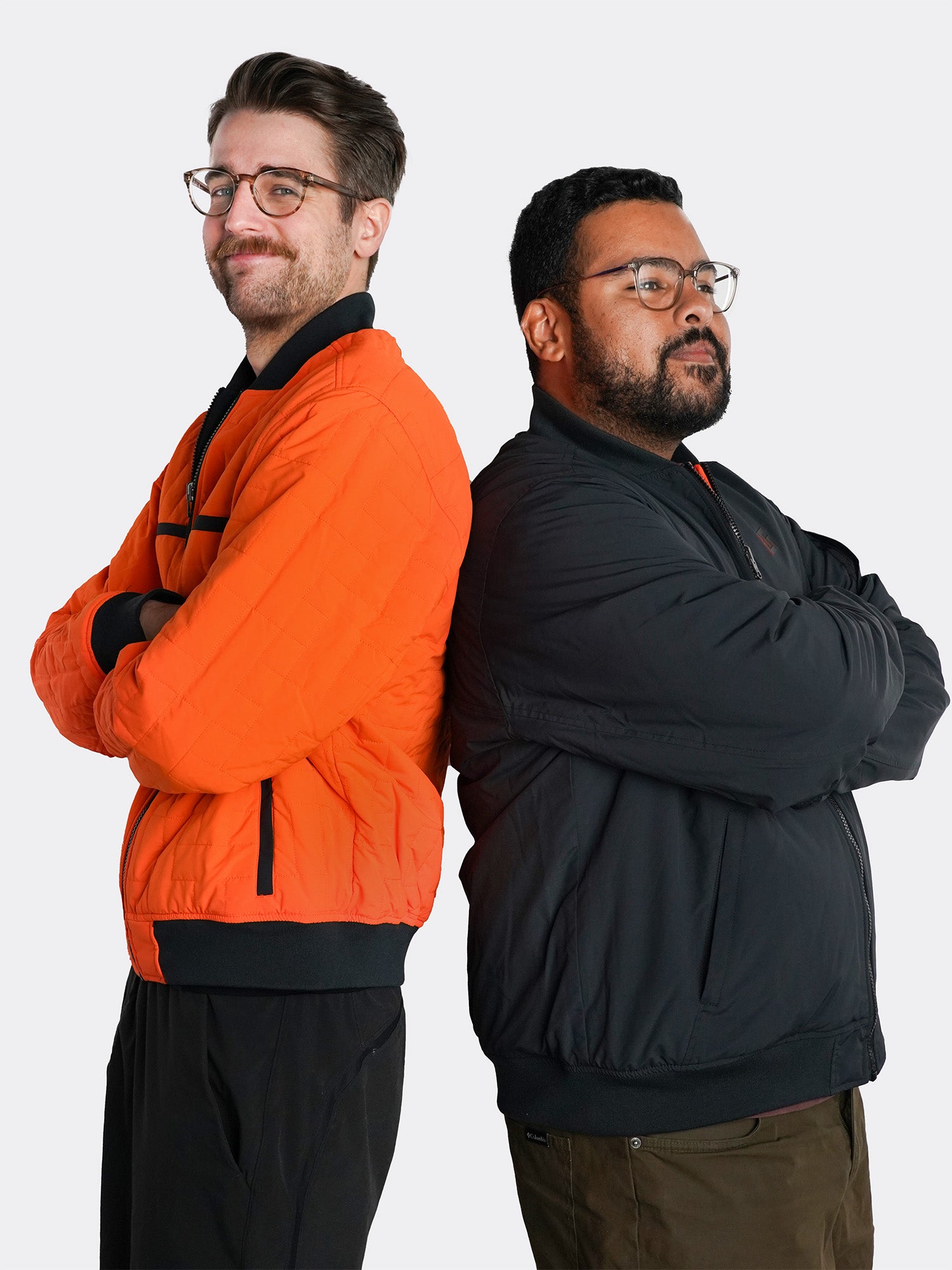 Model: Riley, Size: Large, Height: 6’1”/185cm | Model: Jake B, Size: X-Large, Height: 5’9”/175cm