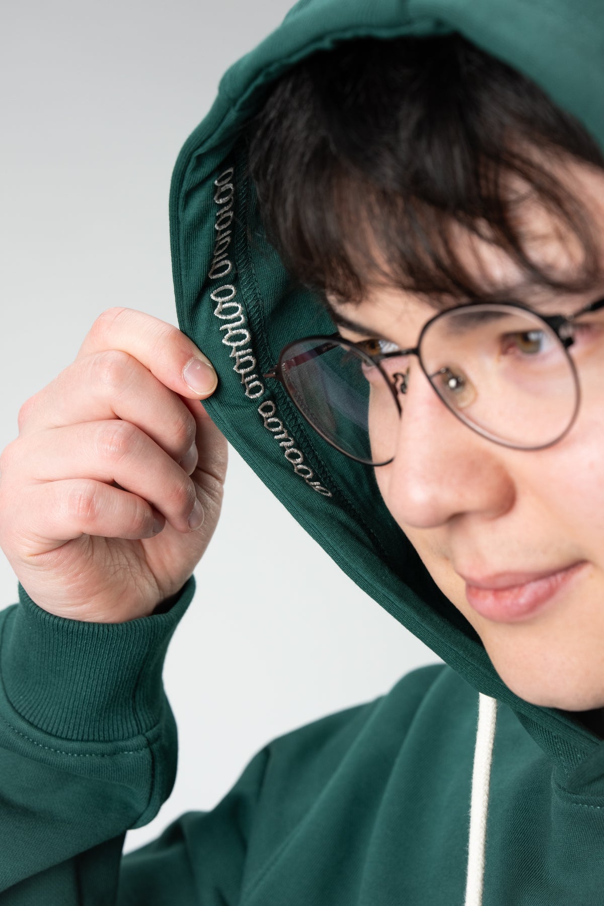 Model: Peter, Size: Large, Height: 5’10”/178cm #color_dark green