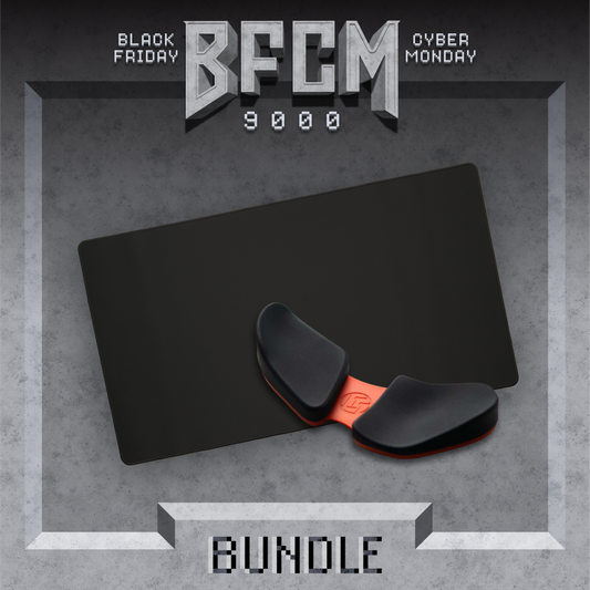 Stealth Desk Pad + DeltaHub LTT Wrist Rest