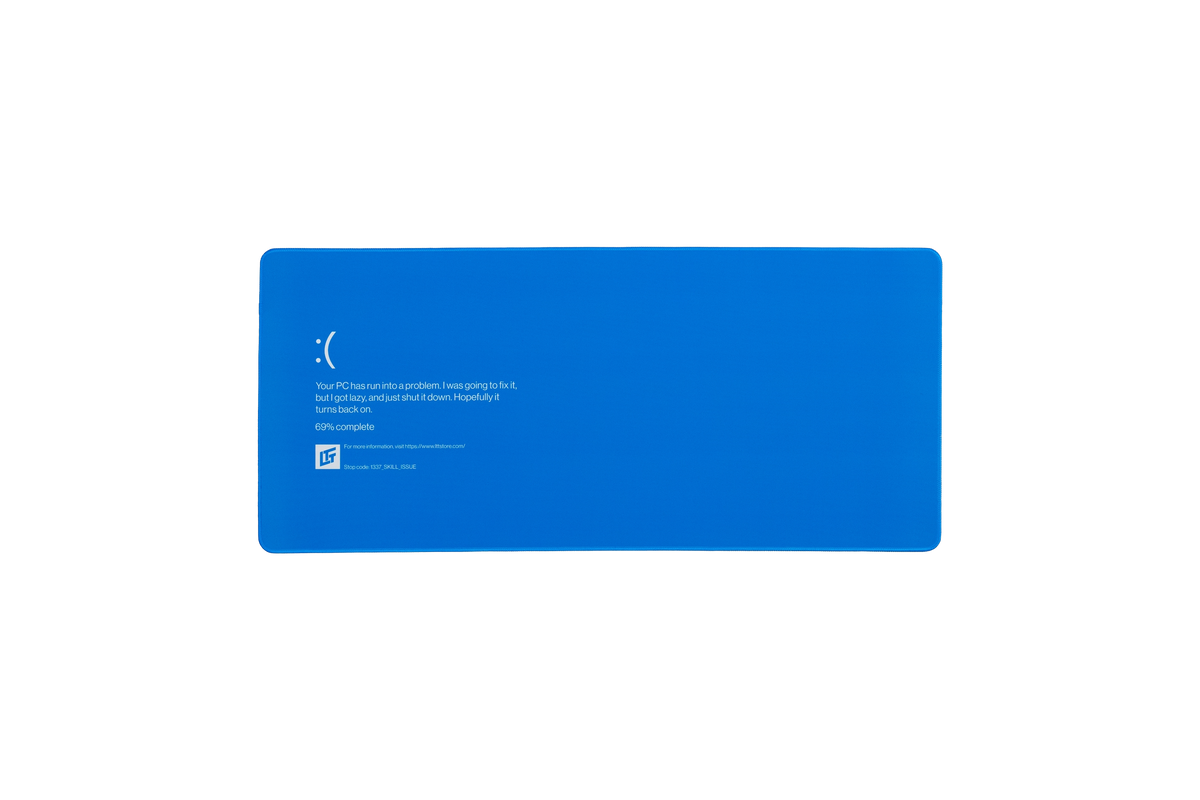 Blue Screen of Death Desk Pad