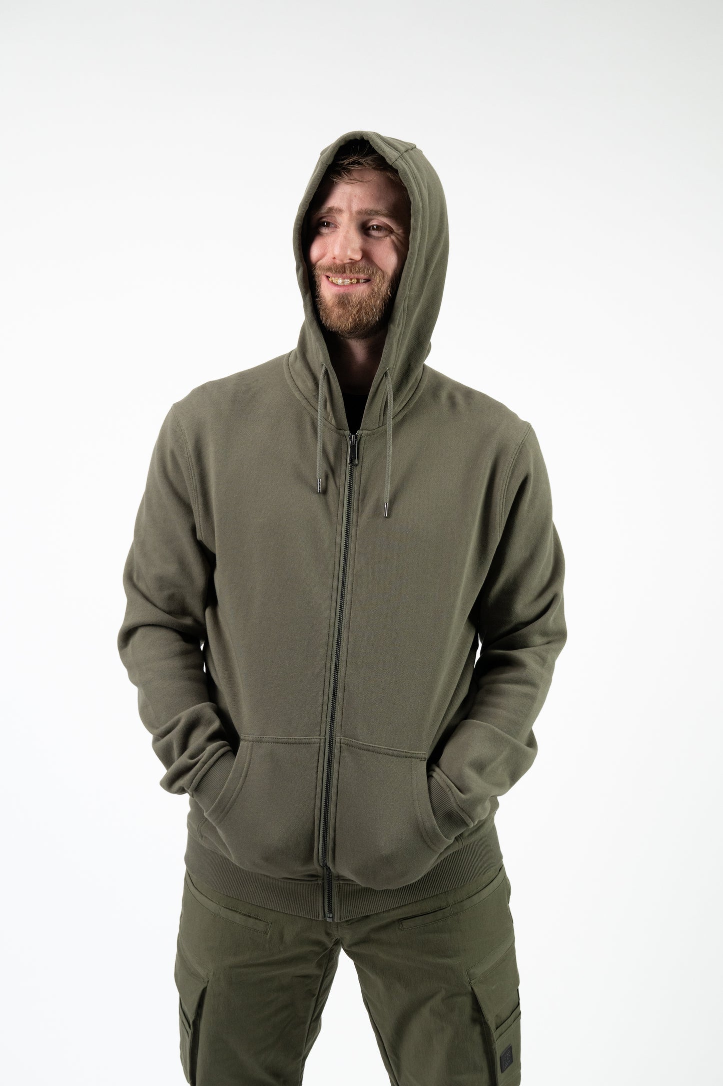Blank Zip-Up Hoodie