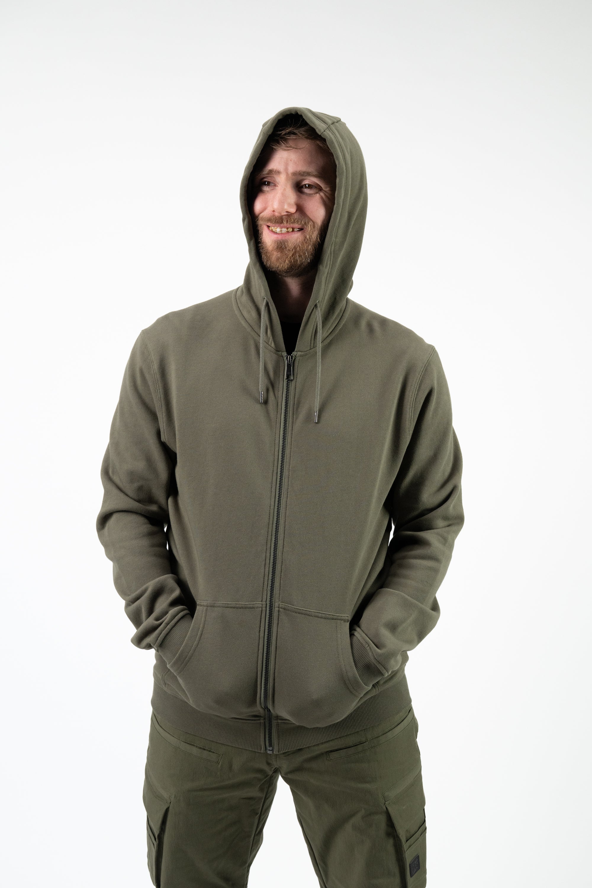 Blank Zip-Up Hoodie