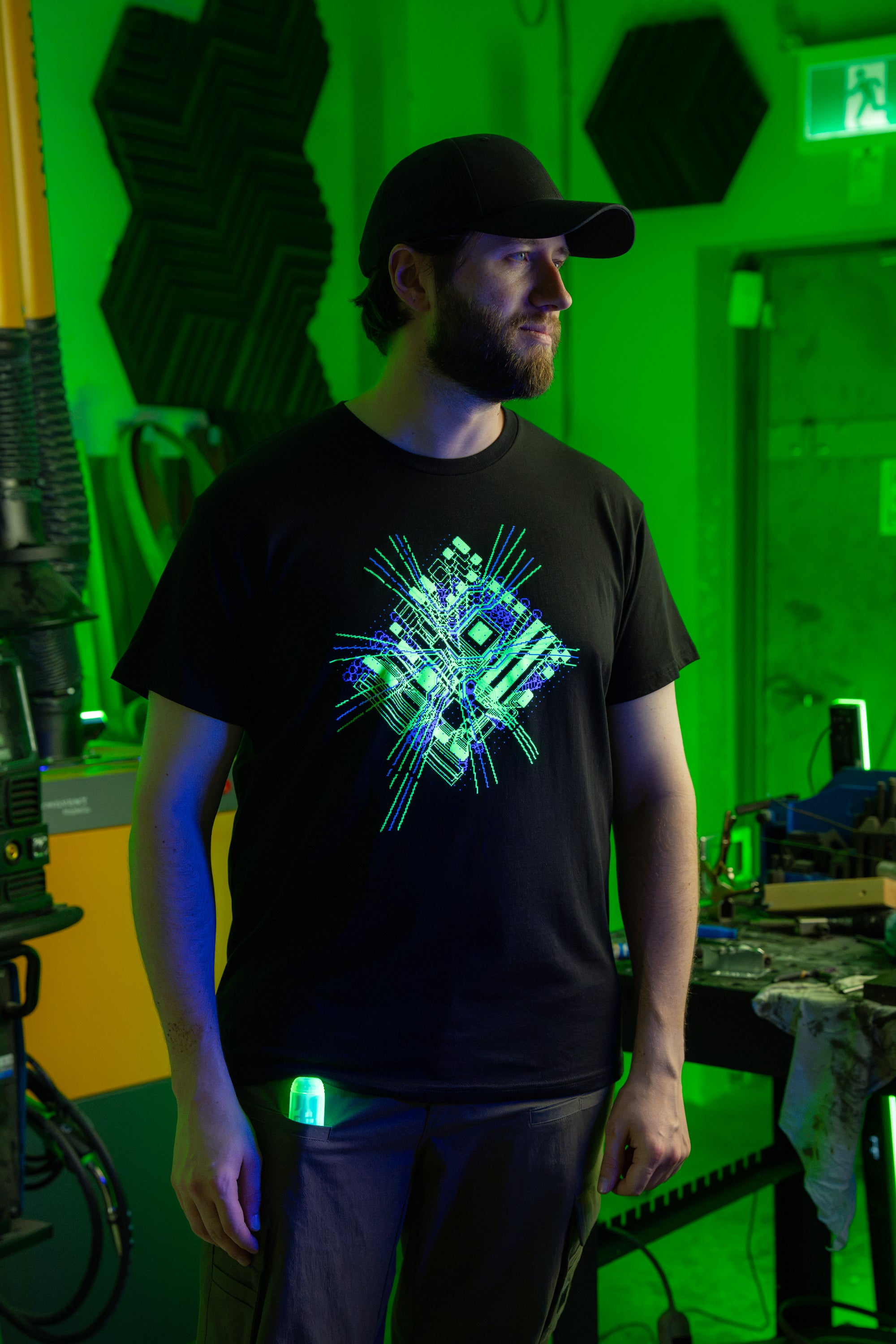 T-shirt Conception Carte Mère LAN