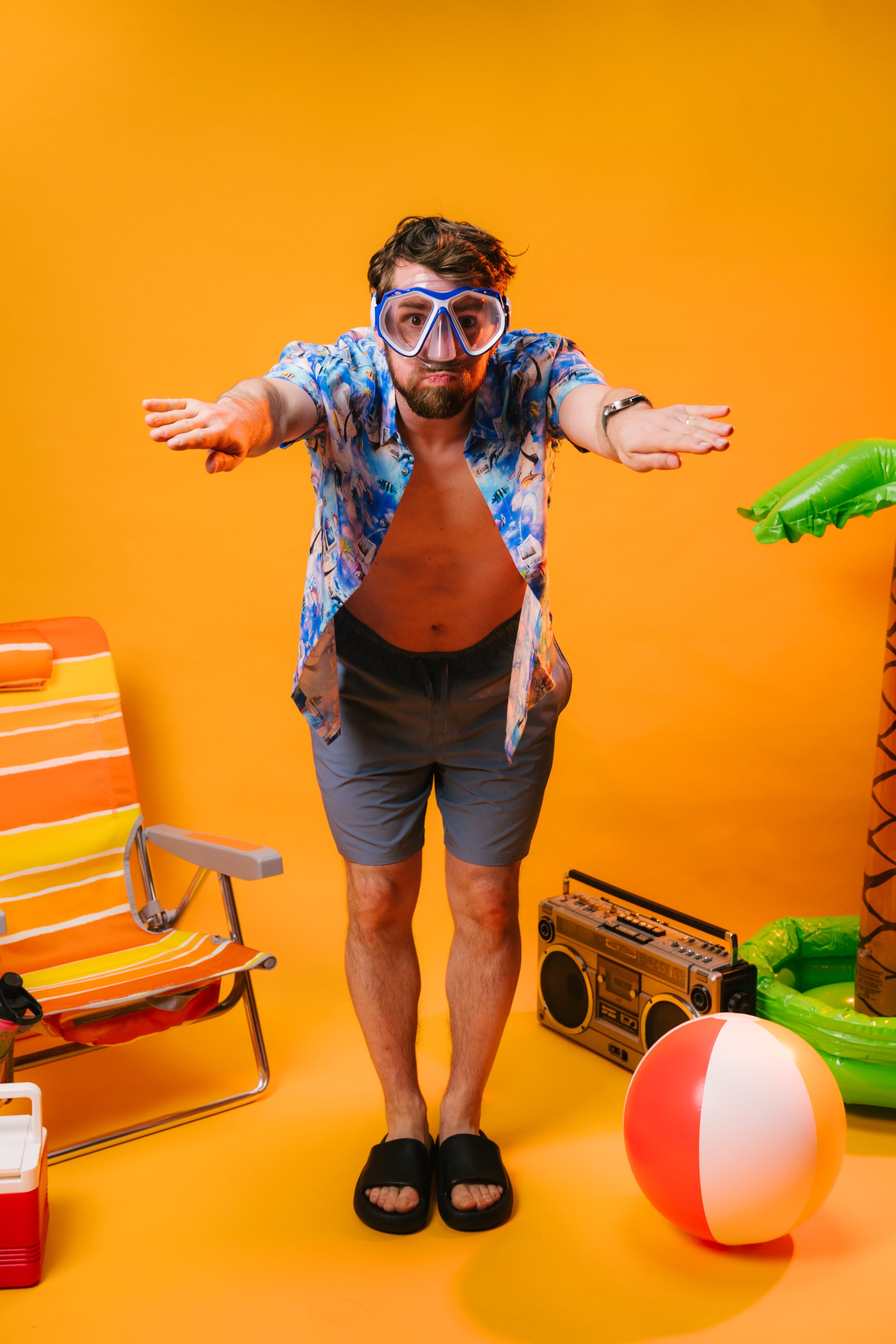 Model: Linus, Size: Medium, Height: 5’6”/168cm