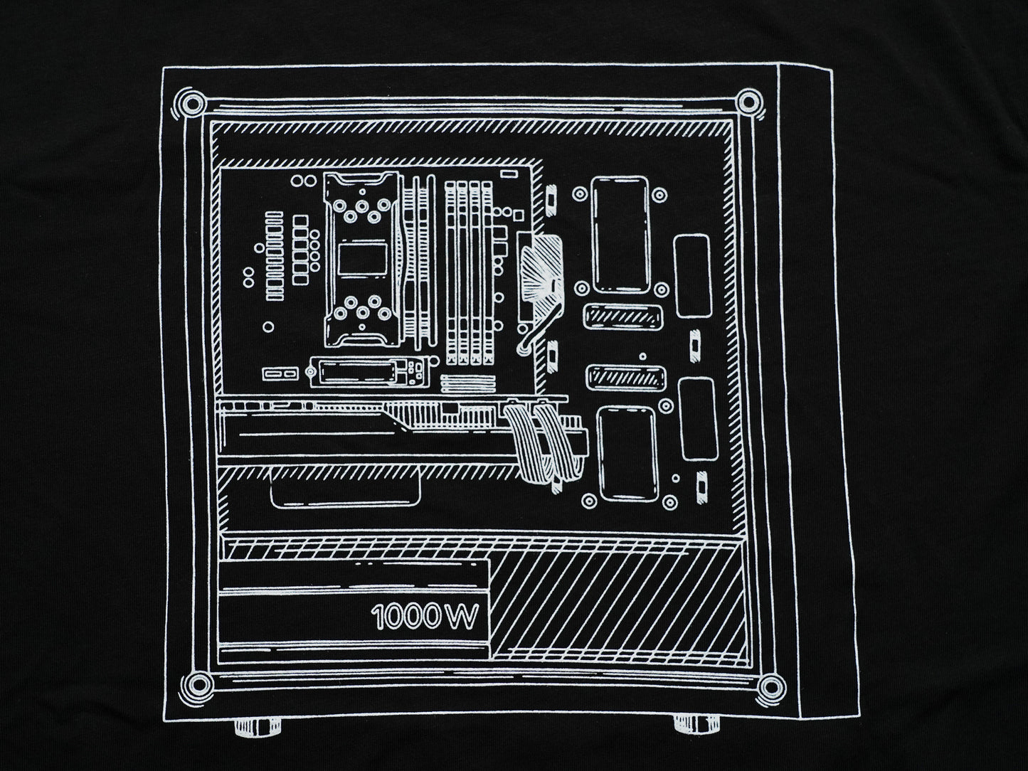 T-shirt PC fragmentaire
