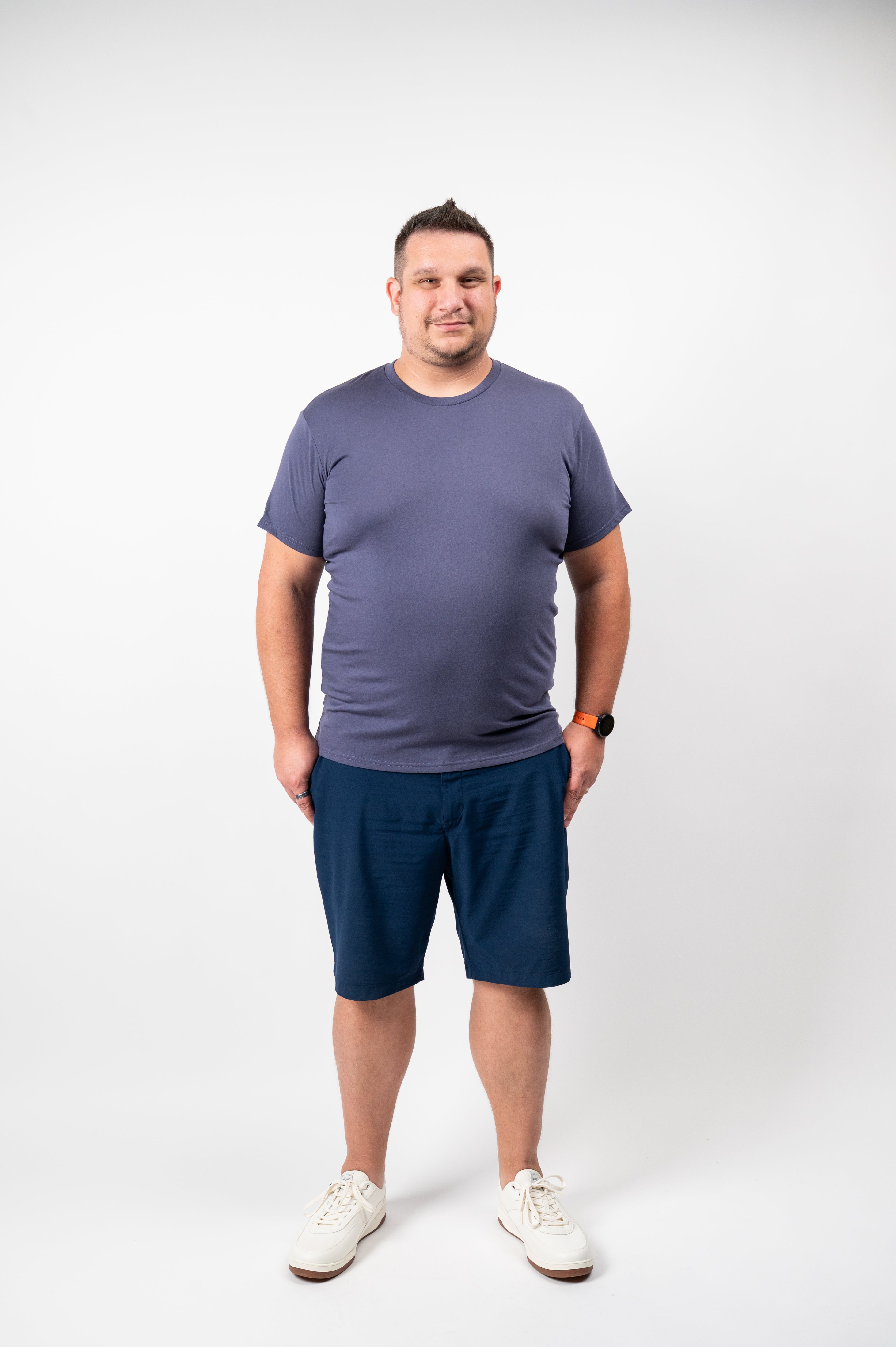 Model: David P, Size: XX-Large, Height: 6’4”/193cm 