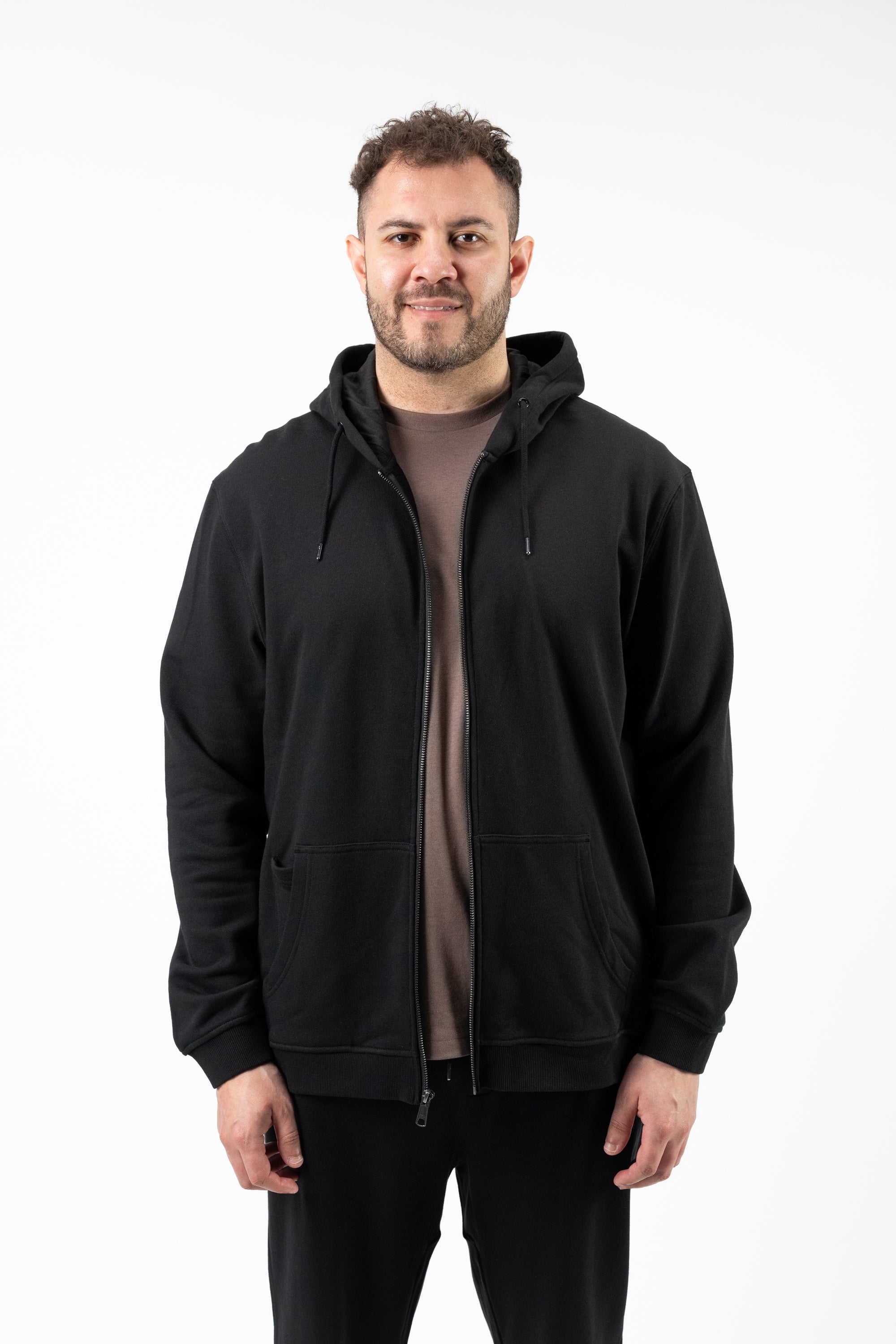 Blank Zip-Up Hoodie